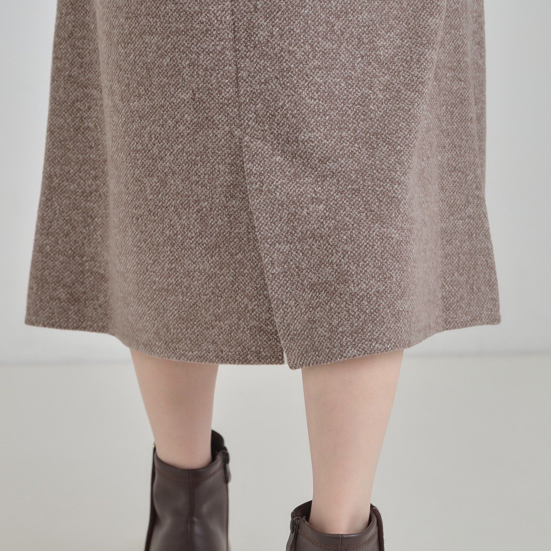 SHOO･LA･RUE「【S-LL】甘すぎない大人のツイード調ジャンスカ」|ワンピース|