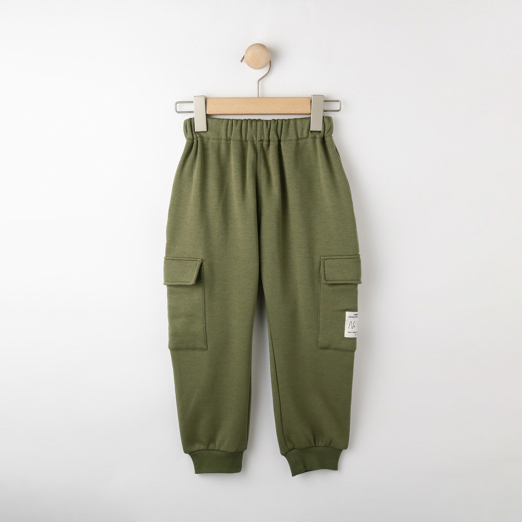 SHOO･LA･RUE「【100-150cm】裏シャギー裾リブカーゴパンツ」|その他|