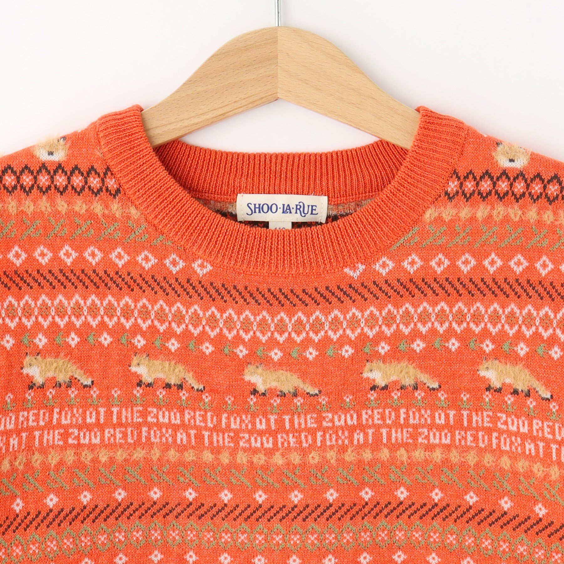 SHOO･LA･RUE「【旭山動物園応援商品】ノルディック柄 モールニット」|ニット・セーター|