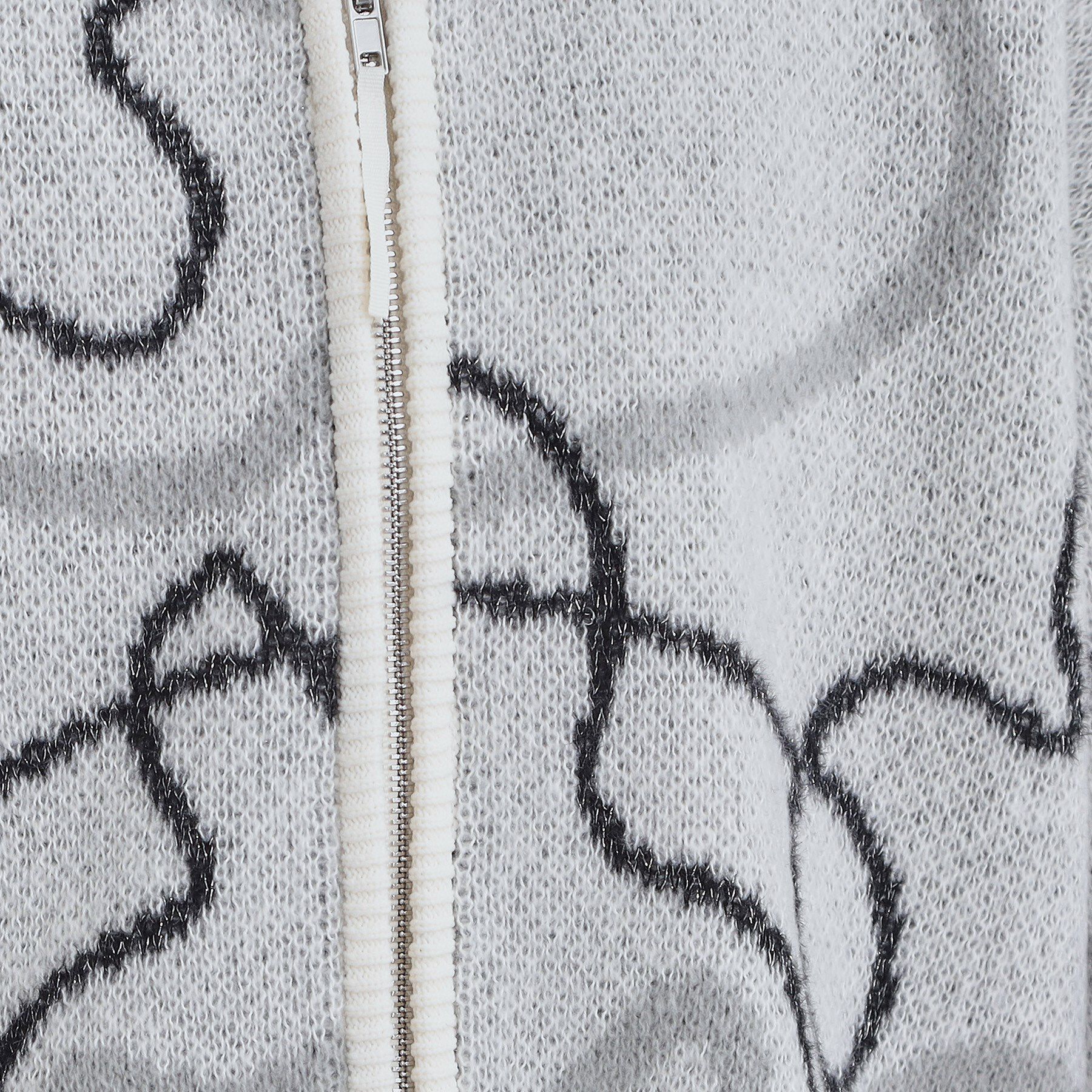 SHOO･LA･RUE「【洗濯機可】選べる3柄 VネックZIPカーディガン」|カーディガン|