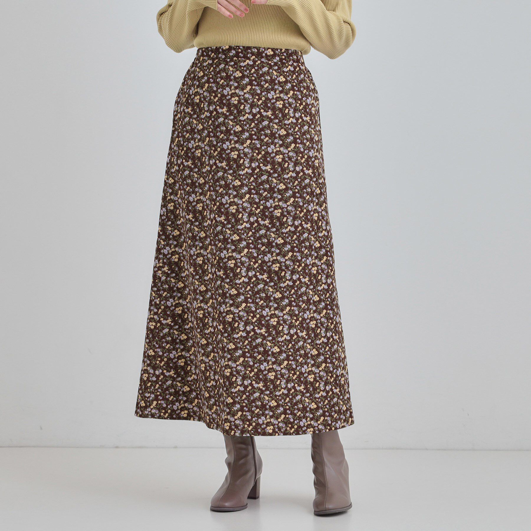 SHOO･LA･RUE「花柄スカート」|スカート|