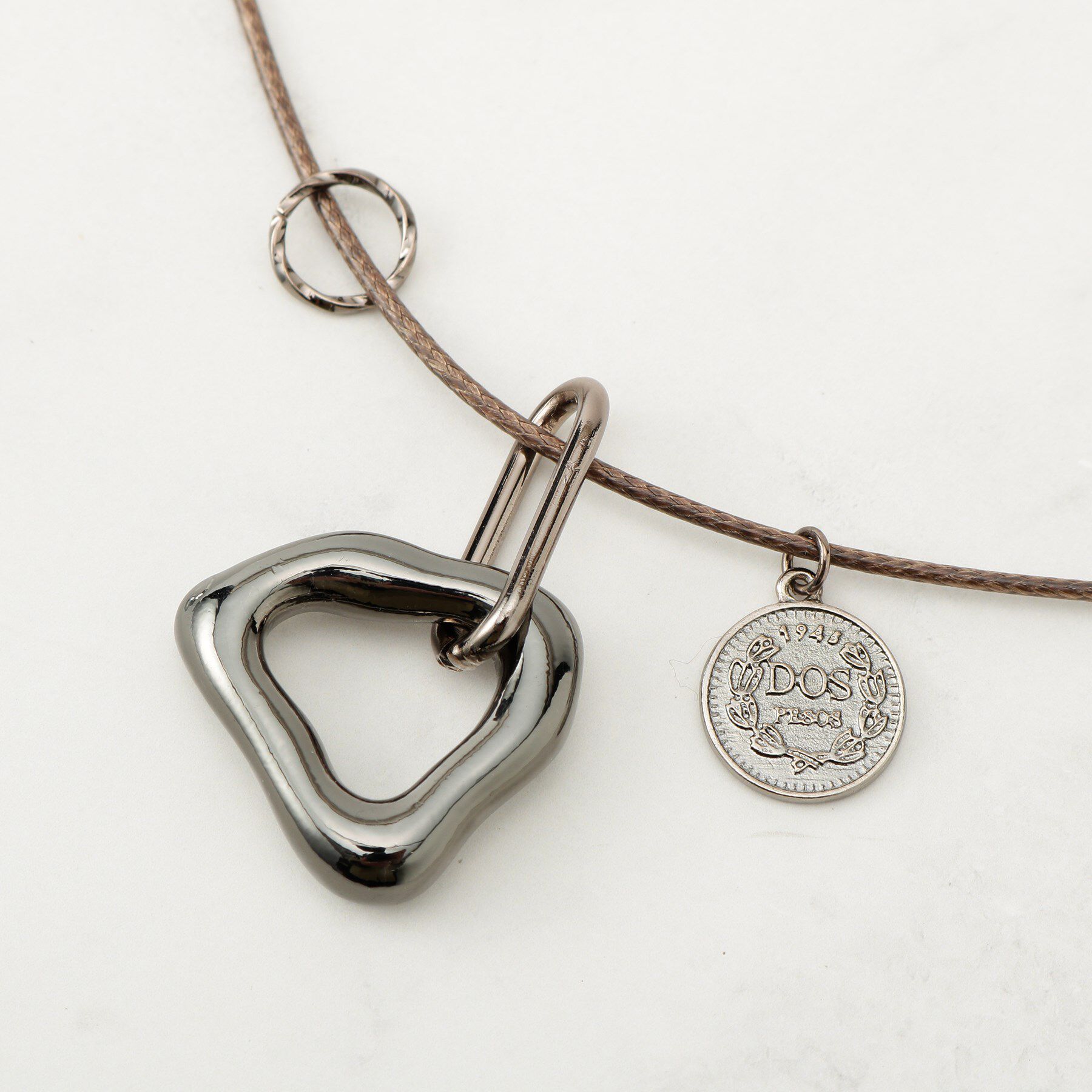 SHOO･LA･RUE「ハートコインひもネックレス」|ネックレス|