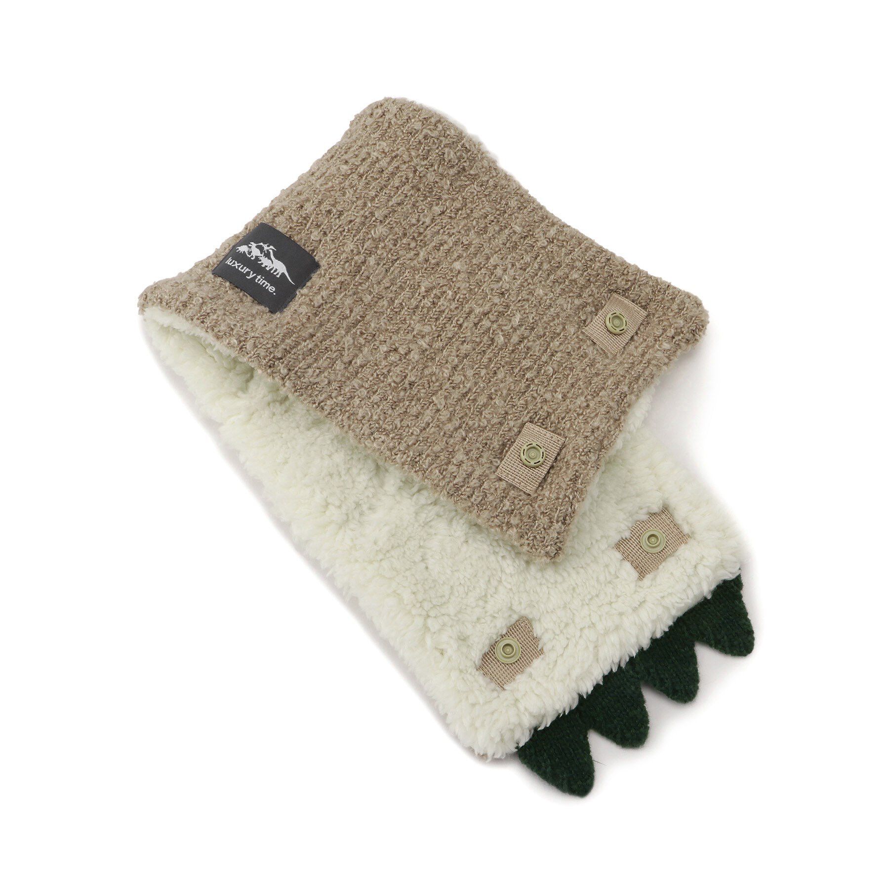 SHOO･LA･RUE「恐竜なりきりネックウォーマー」|スヌード|