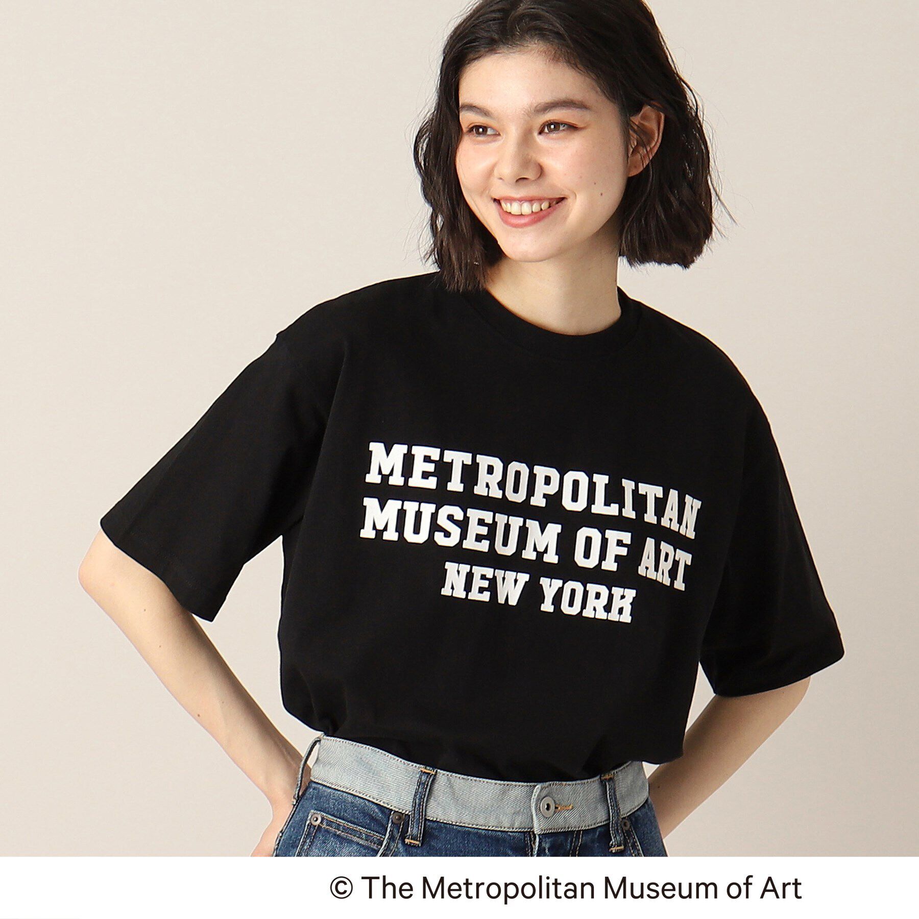 Dessin「【THE MET】コラボTシャツ」|Tシャツ・カットソー|ブラック(019)