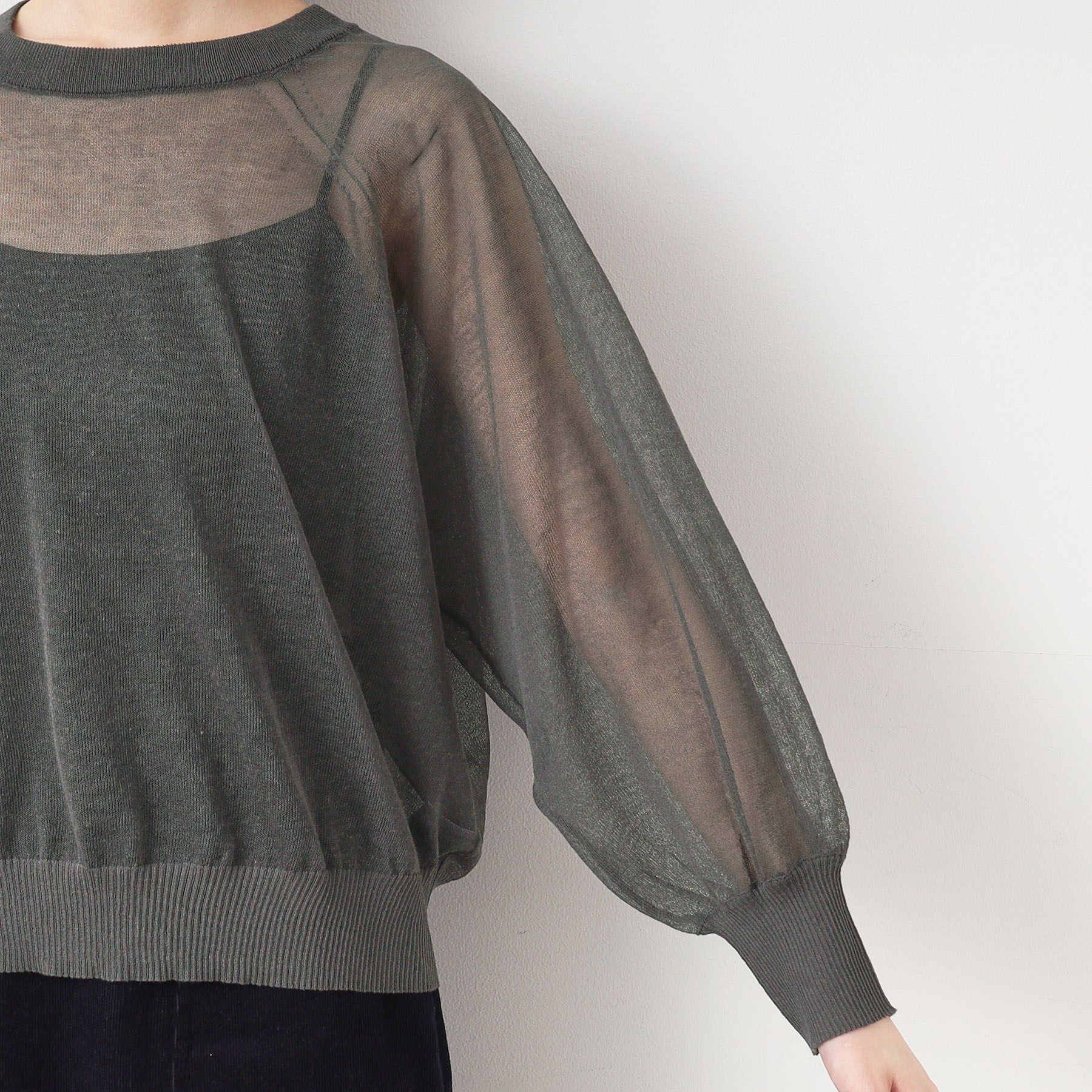 Dessin「【洗える】シースルーニット（XS～L）」|ニット・セーター|