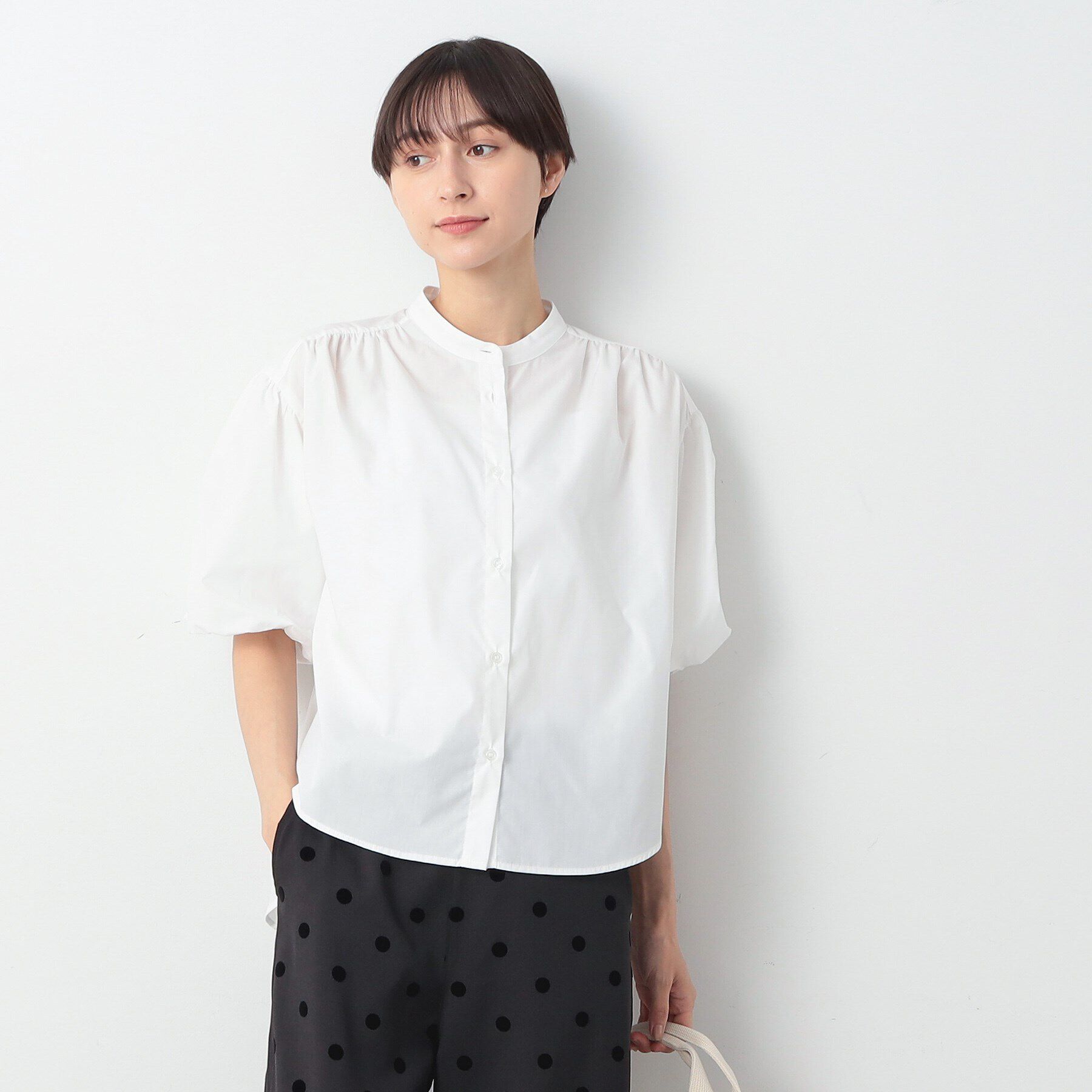 Dessin「【洗える】バルーンスリーブブラウス」|シャツ・ブラウス|