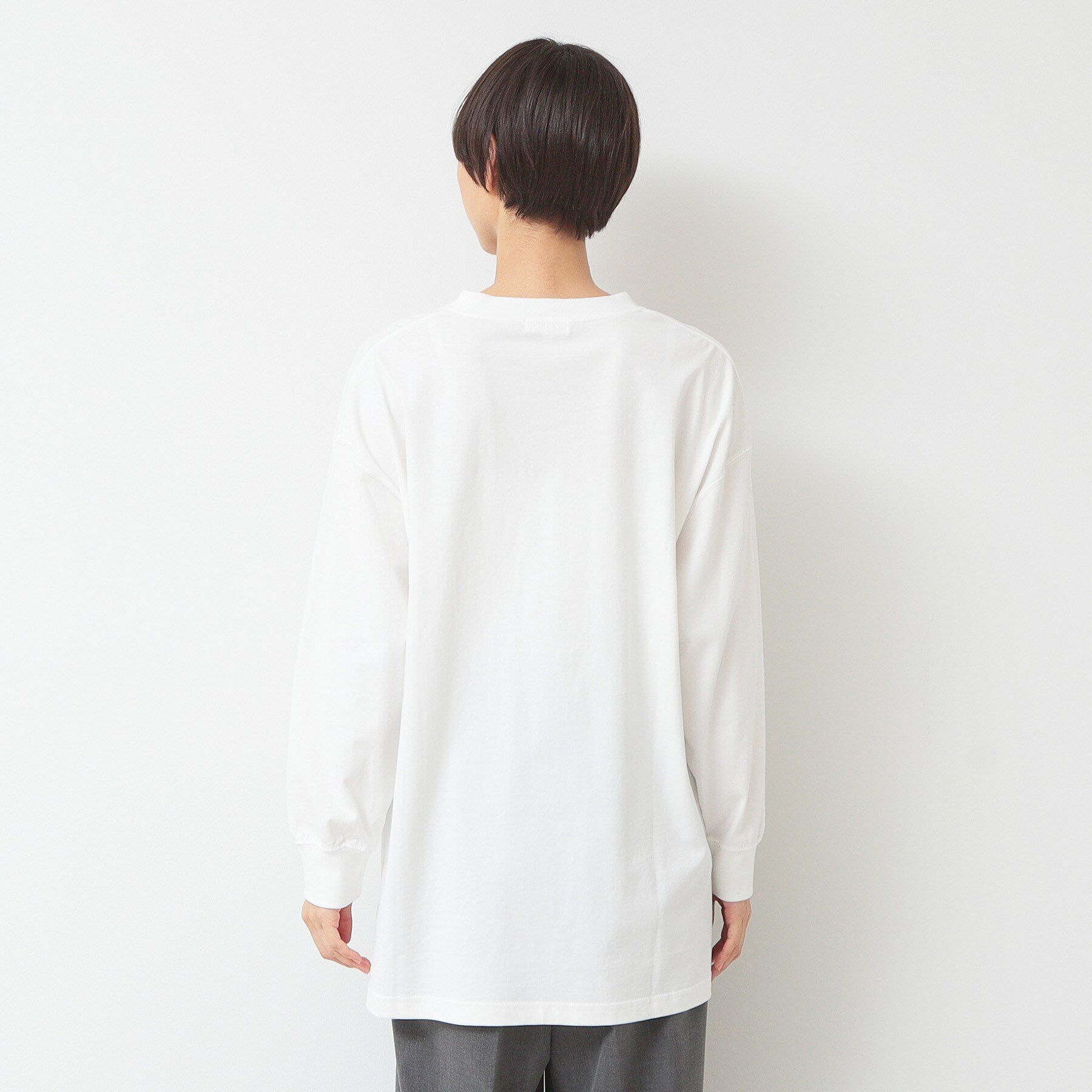 Dessin「【洗える】ロゴロングスリーブTシャツ」|Tシャツ・カットソー|