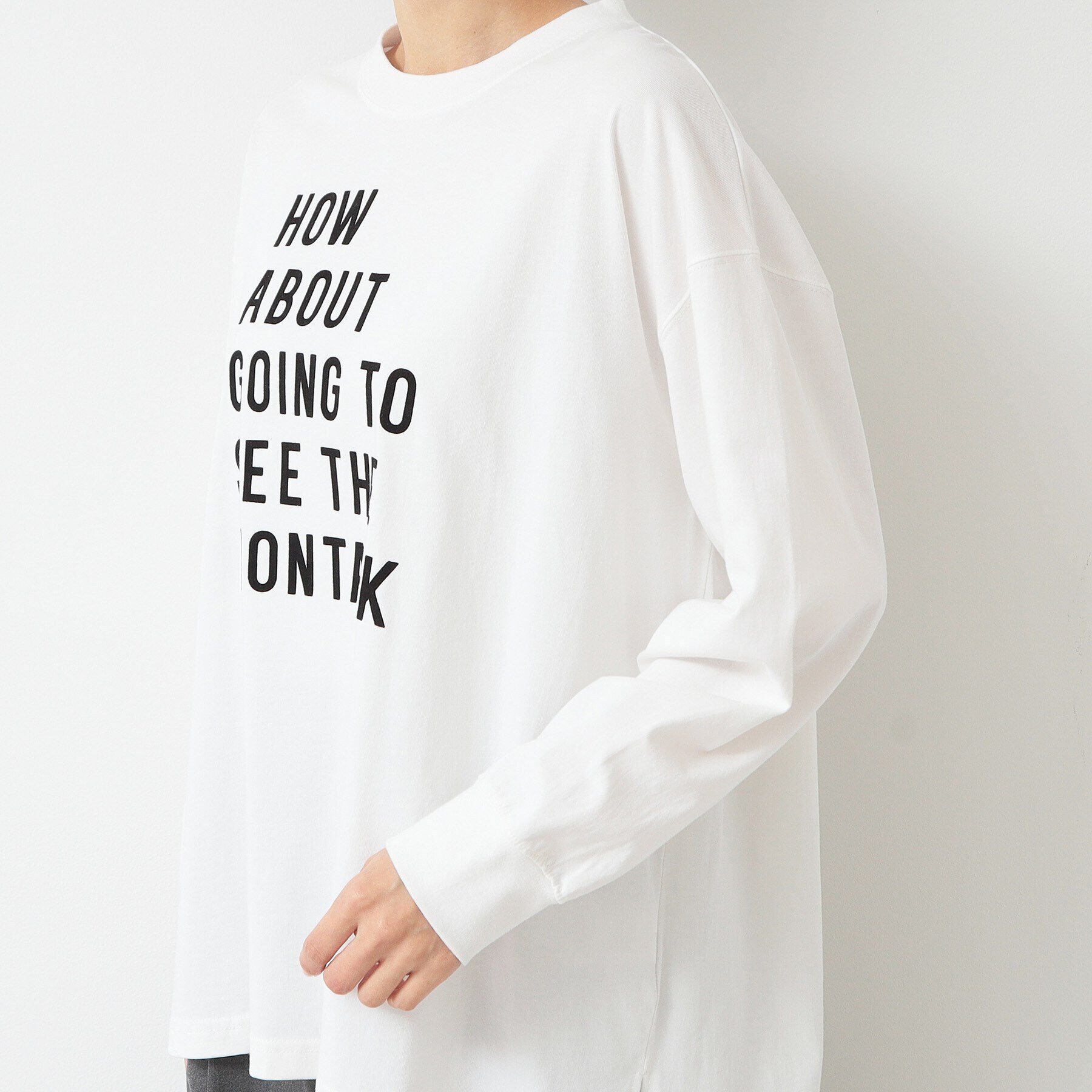 Dessin「【洗える】ロゴロングスリーブTシャツ」|Tシャツ・カットソー|