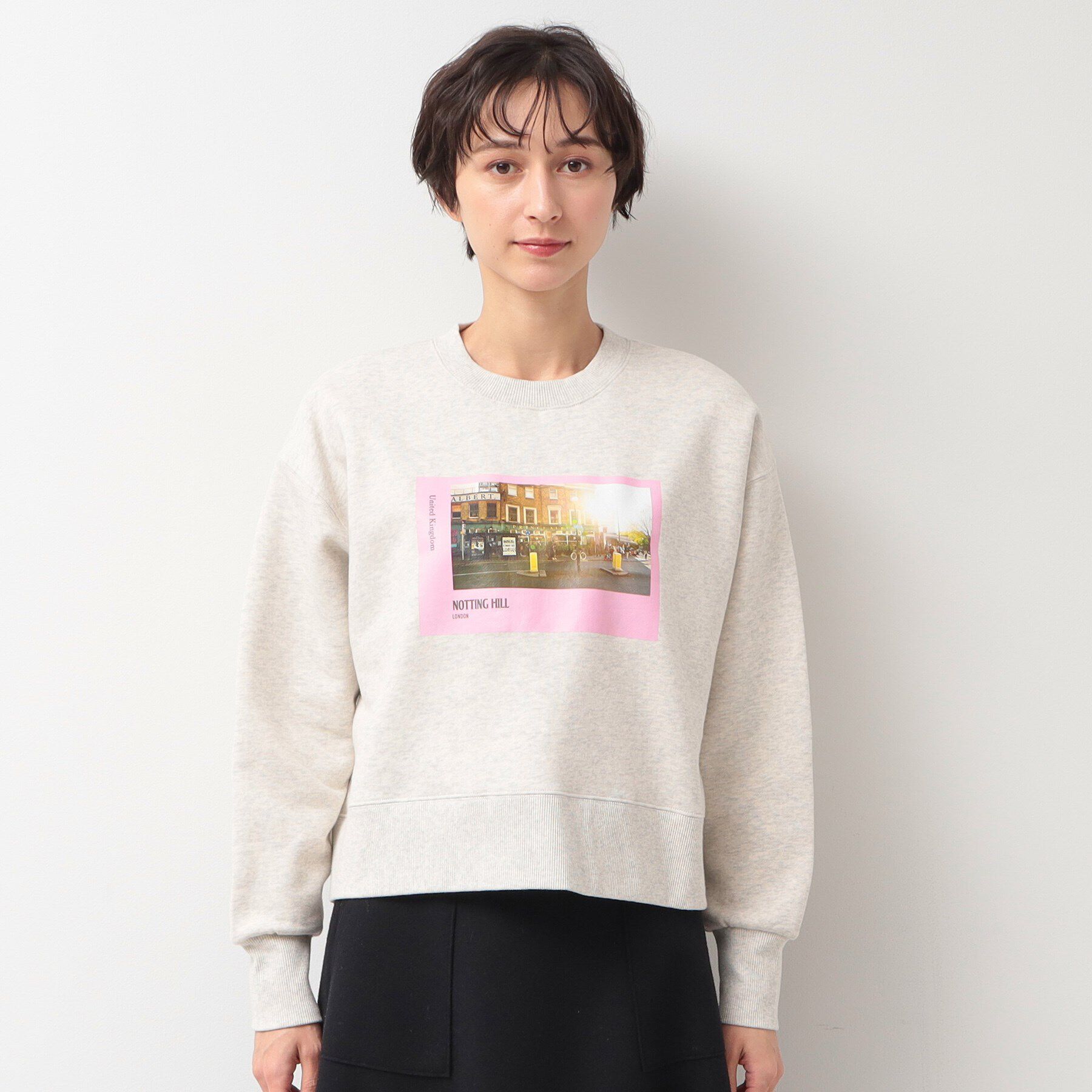 Dessin「【洗える】フォントプリントスウェット」|パーカー|