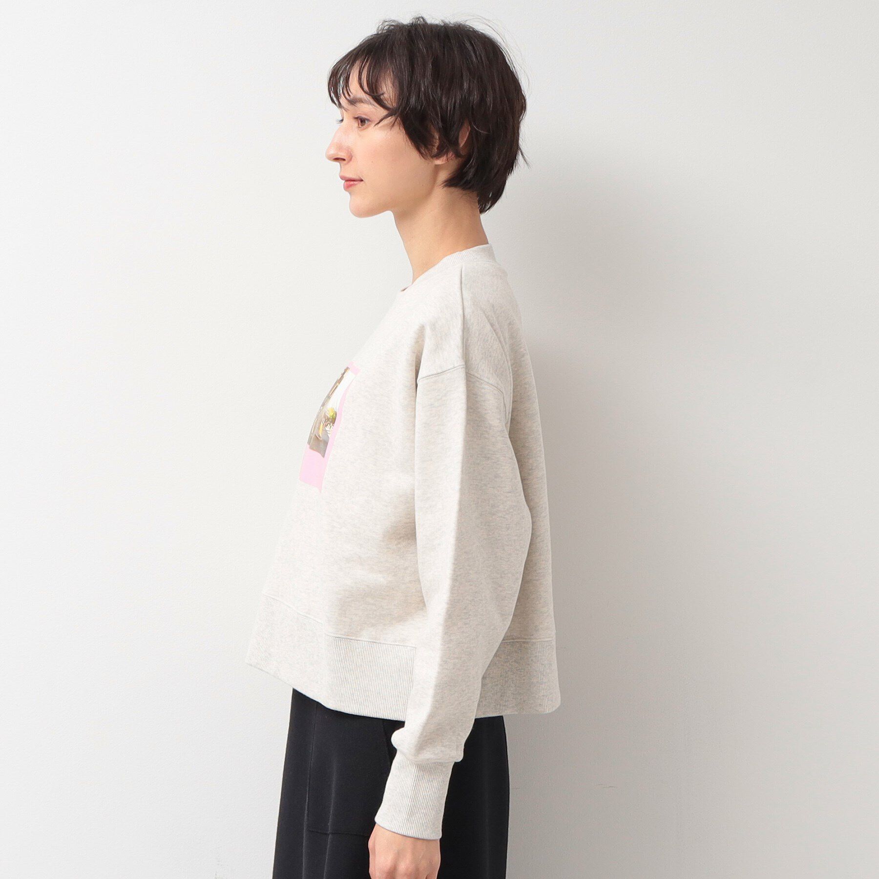 Dessin「【洗える】フォントプリントスウェット」|パーカー|