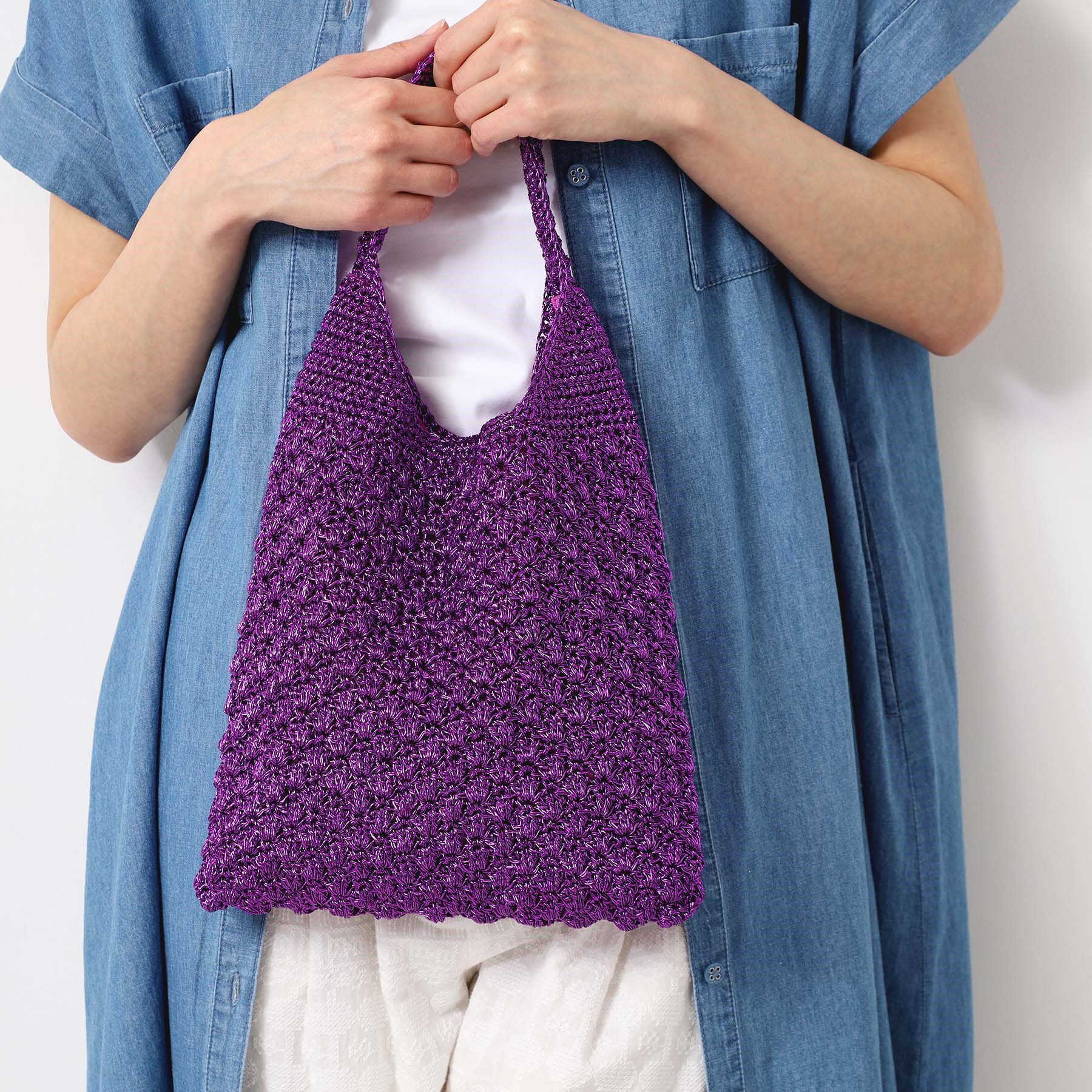 Dessin「【軽量】メタリックヤーンワンハンドルバッグ」|トートバッグ|