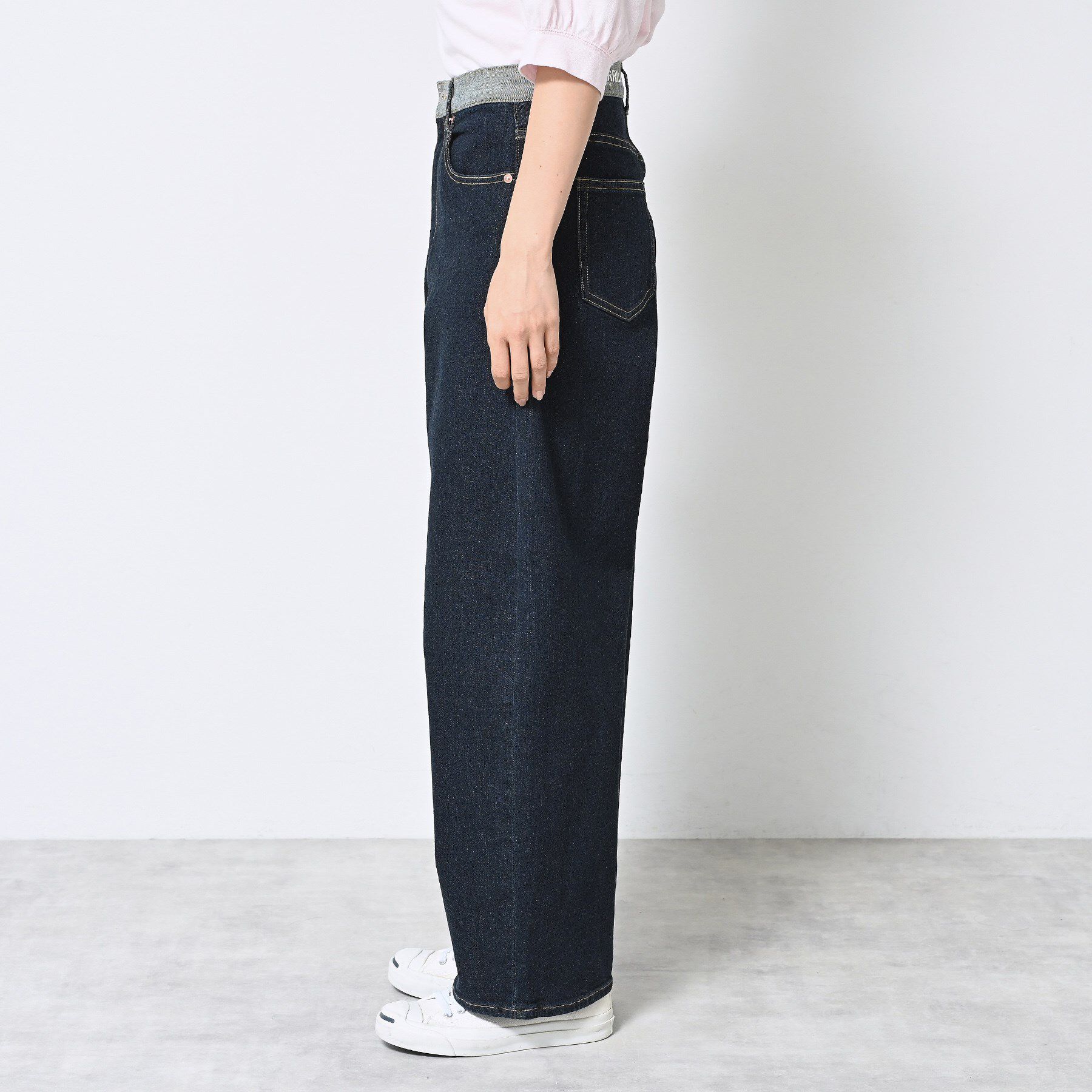 Dessin「【洗える】デニムカーブパンツ」|デニム|