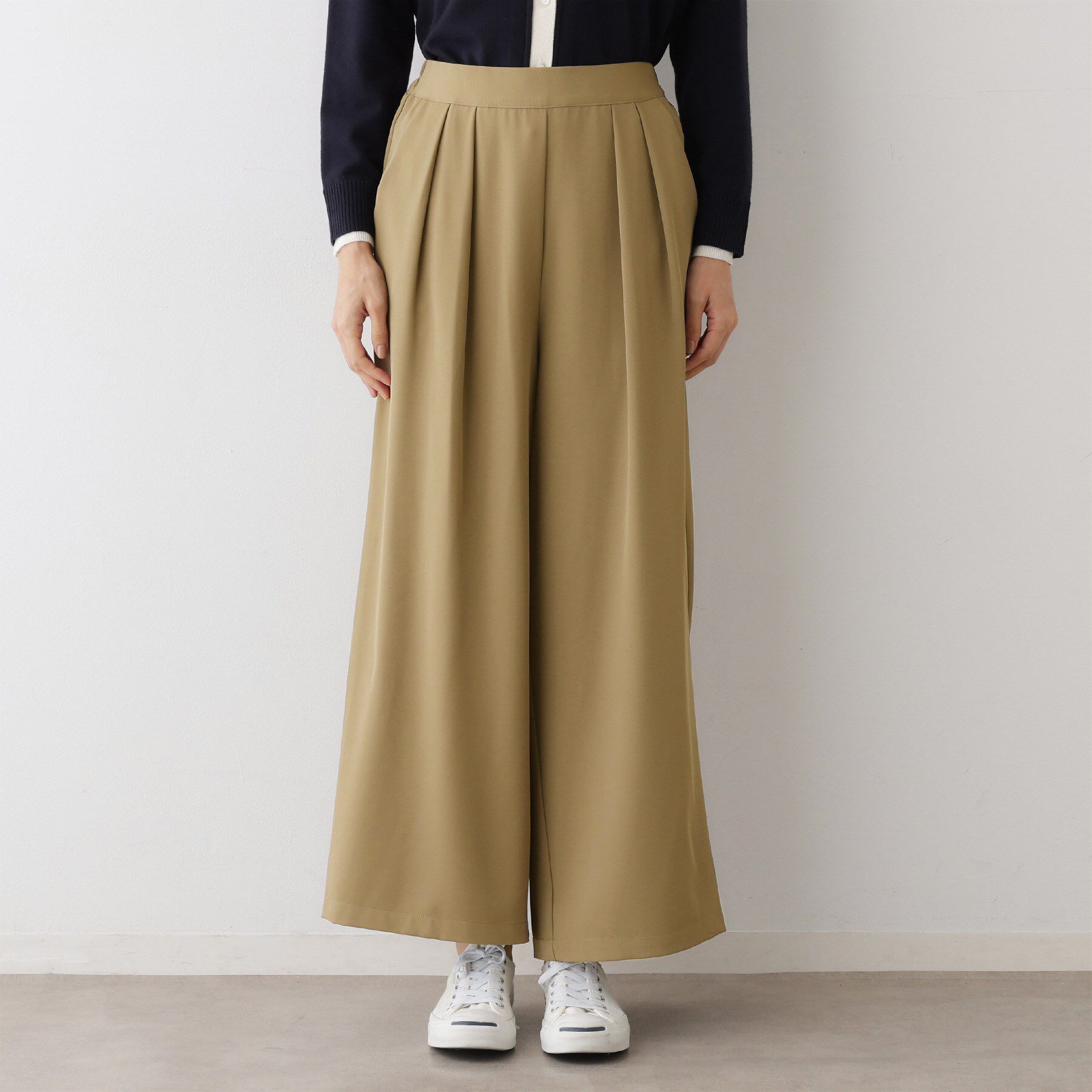 Dessin「【セットアップ可・洗える】ダブルタックワイドパンツ」|その他|