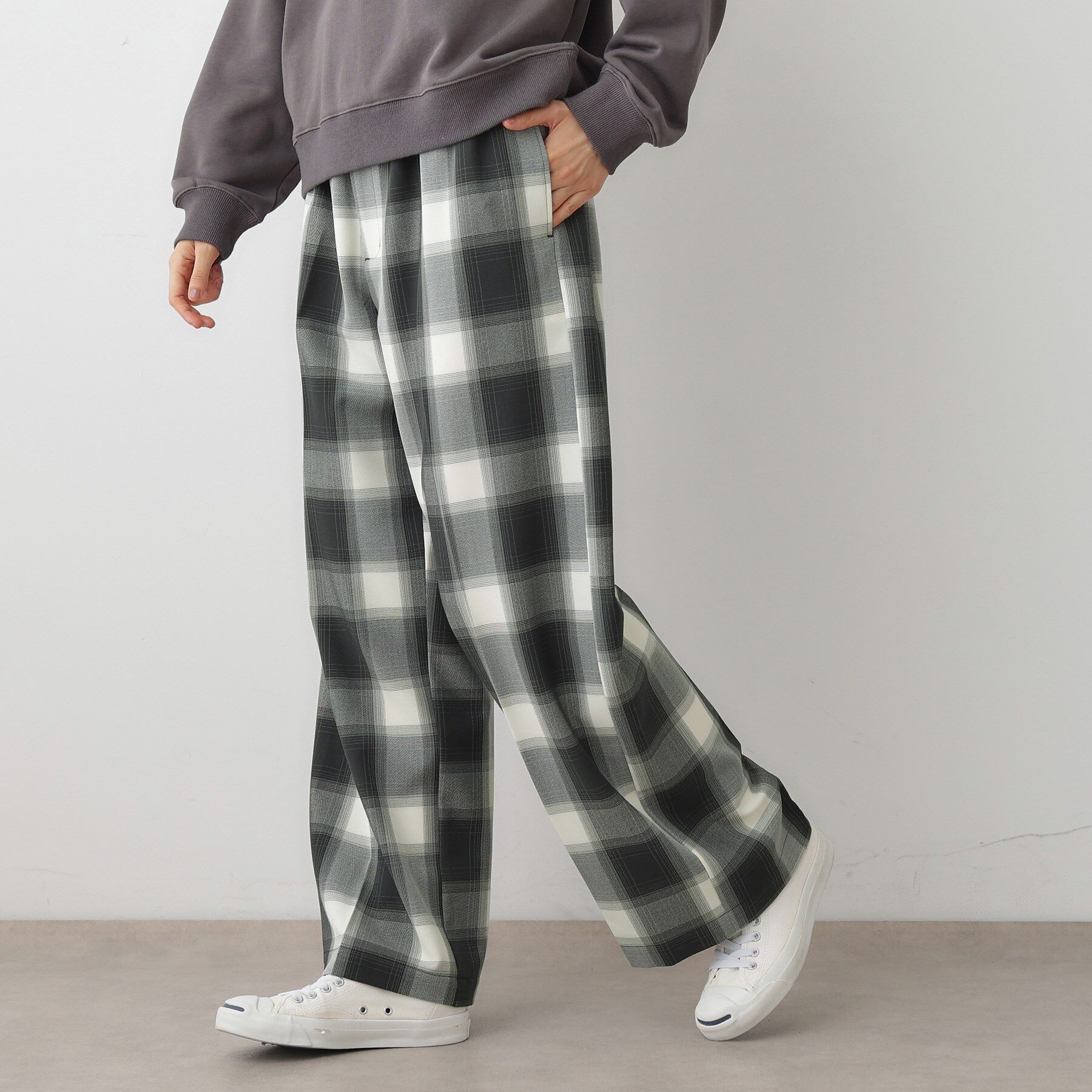 Dessin「【ユニセックス/ウエストゴム】チェック柄パンツ」|その他|