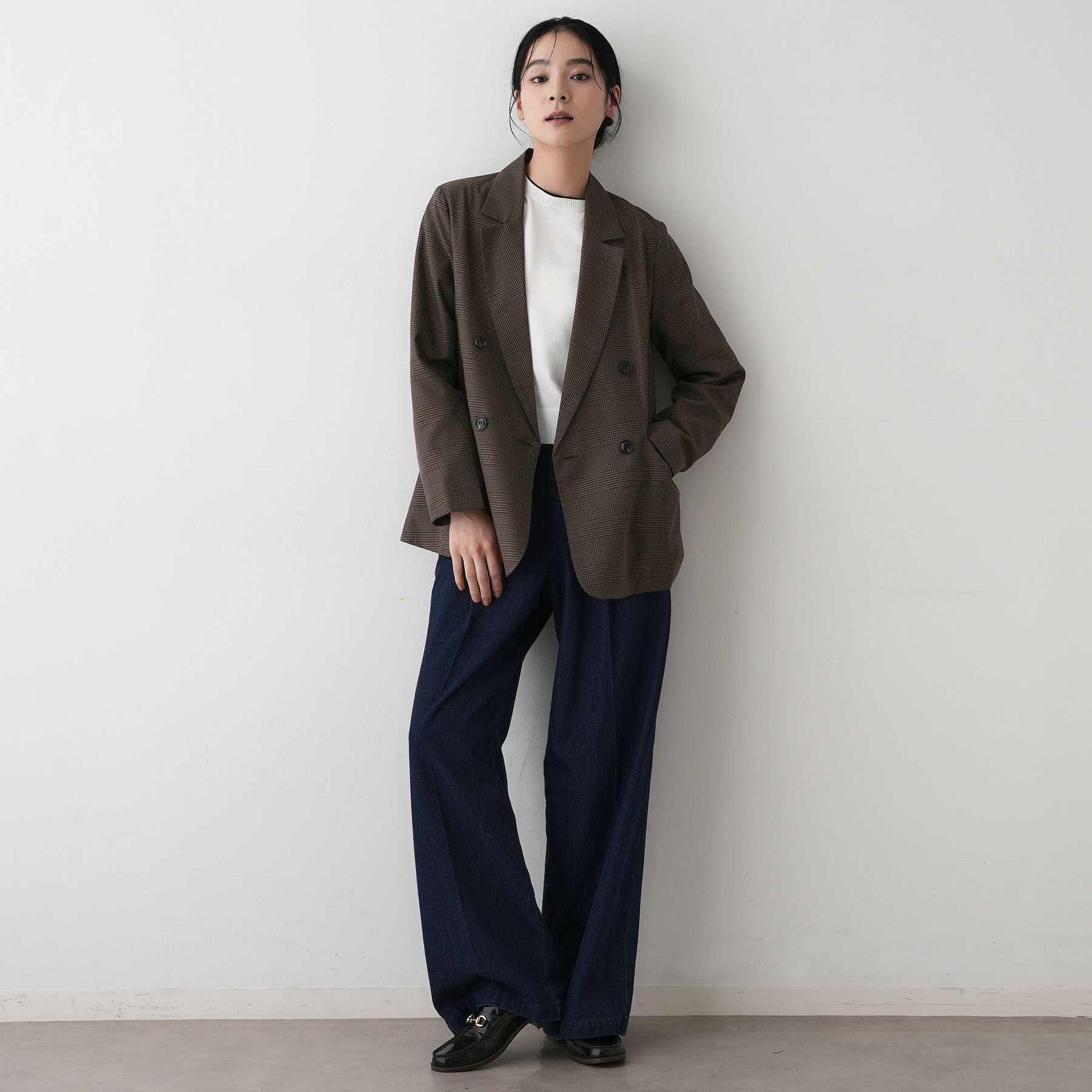 Dessin「【洗える】ダブルブレストジャケット」|テーラードジャケット|