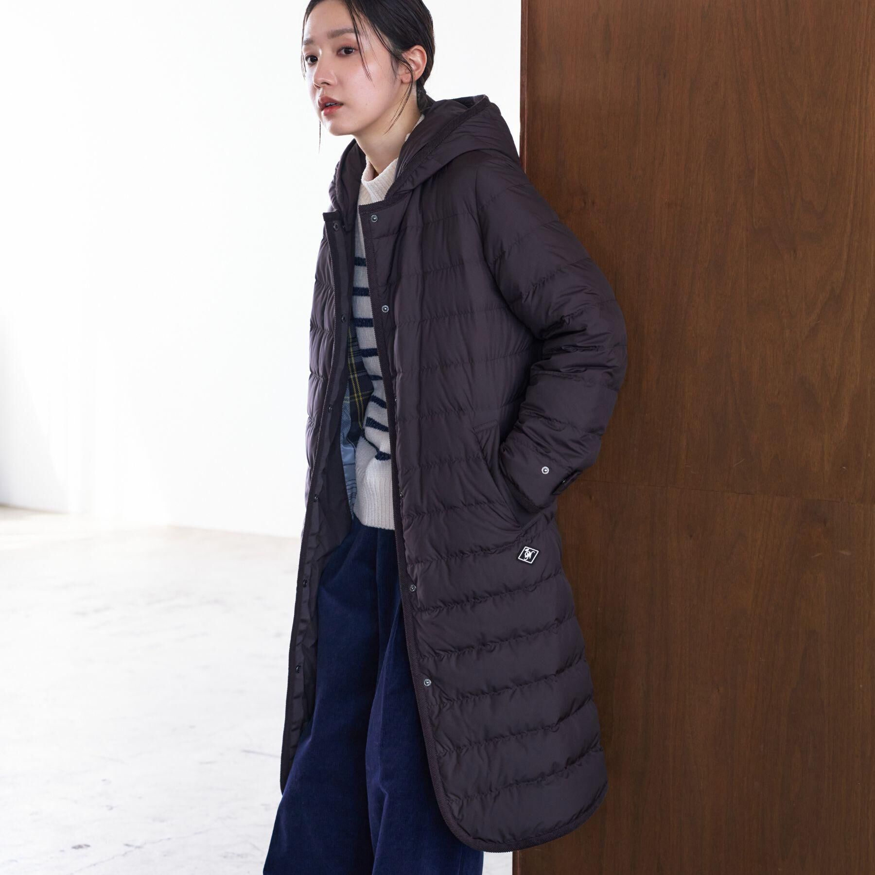 Dessin「【撥水・2WAY】ミュラーダウンコートロング丈」|ダウン|ブラウン(044)