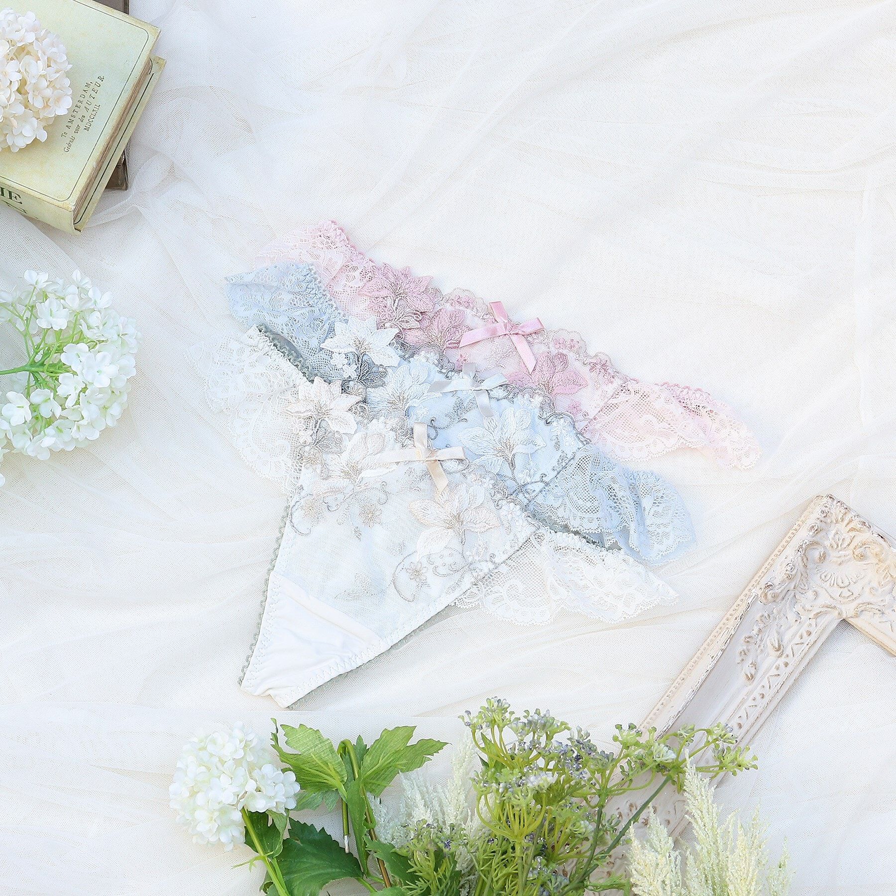 Risa Magli「フルーリ Tバックショーツ」|インナー|