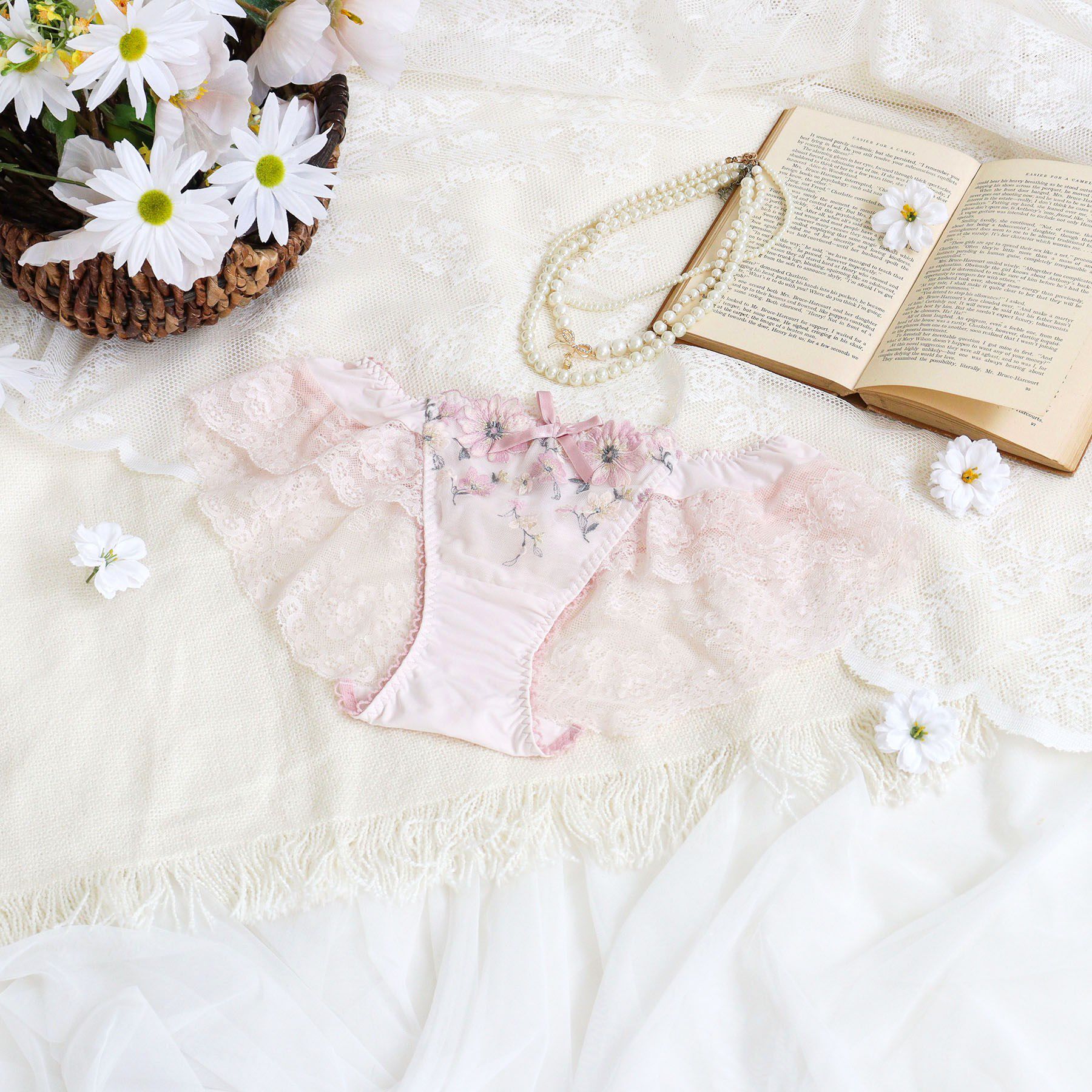 Risa Magli「アルマ フレアショーツ」|インナー|ピンク(071)