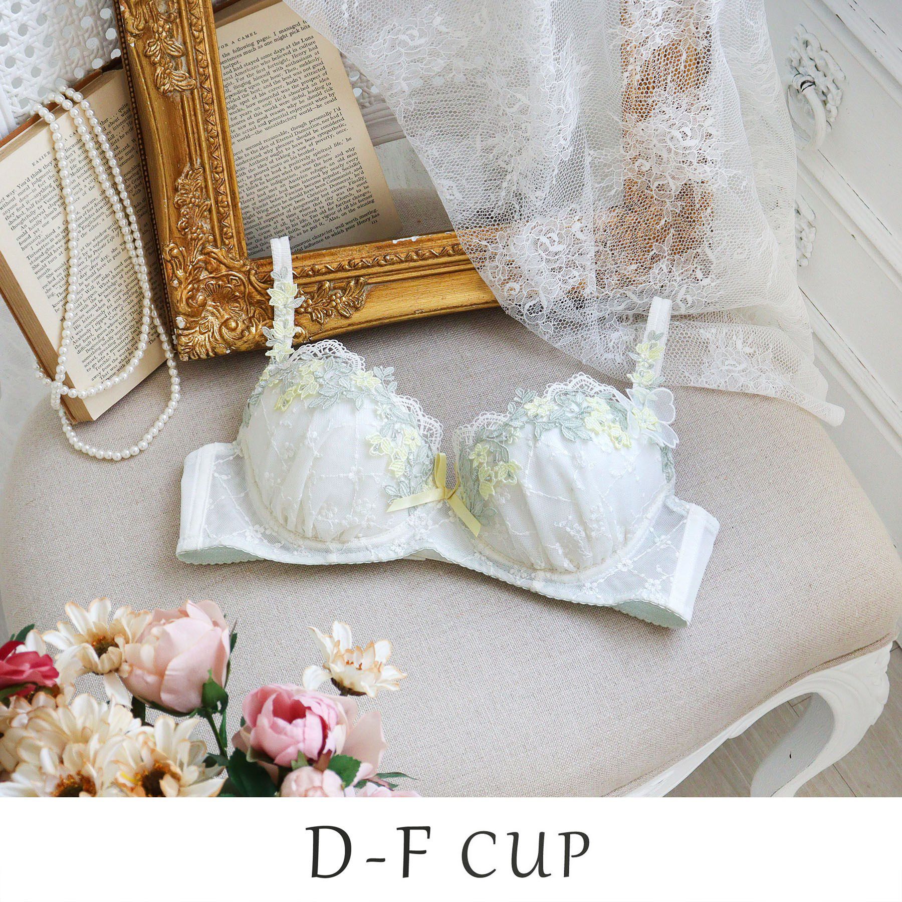 Risa Magli「ジニー ブラジャー （D-F） ＜スウィートリッチ＞」|インナー|アイボリー(004)