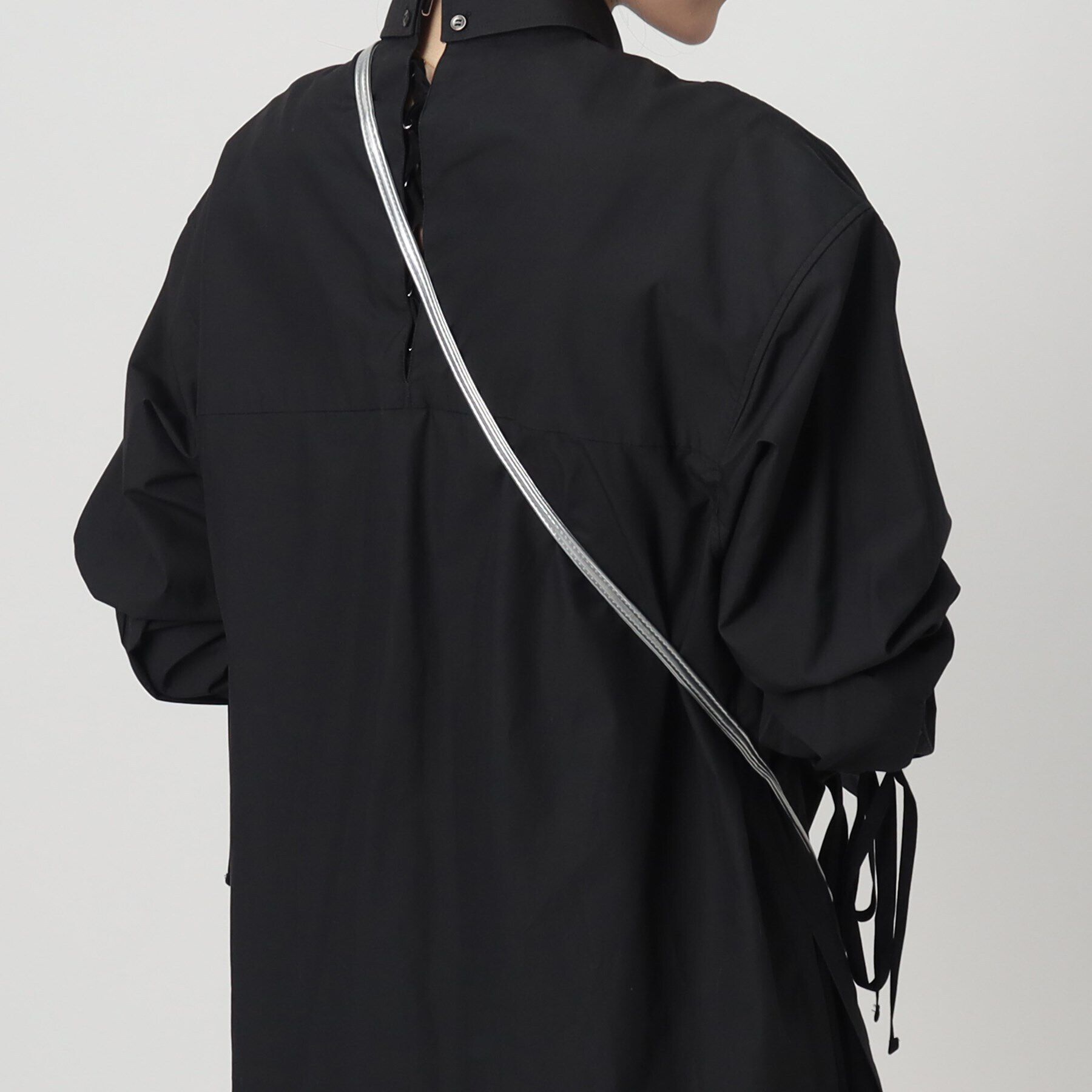 Grandedge「丸ポーチ付き合皮スマホショルダー」|ストラップ|