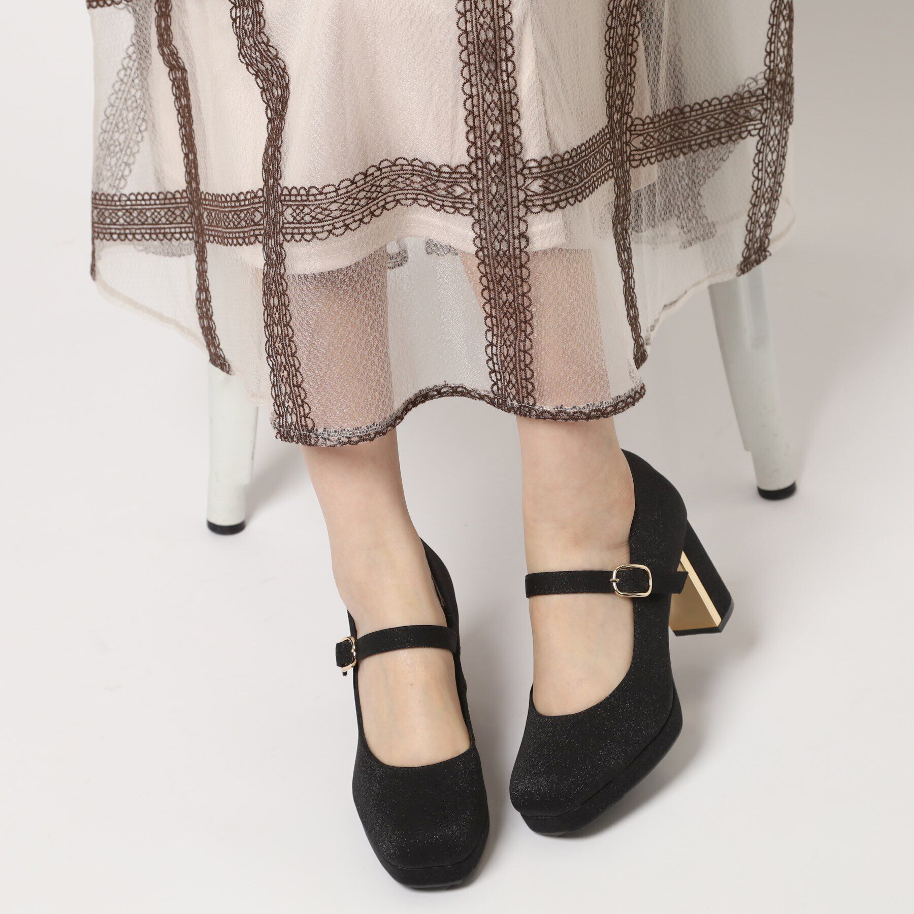 ESPERANZA「甲ストラップパンプス」|パンプス|