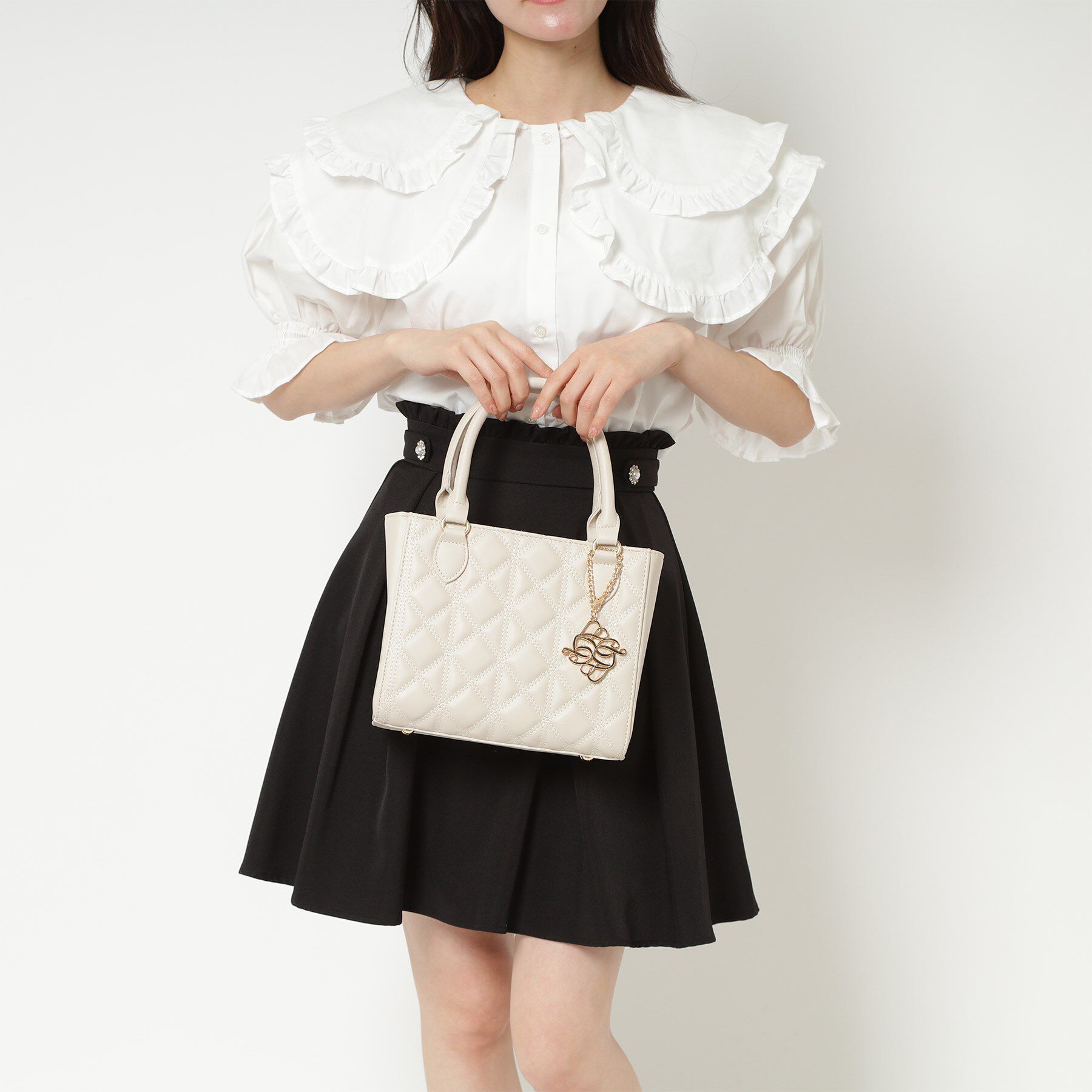 Ober Tashe「キルティング2WAYトートバッグ」|トートバッグ|