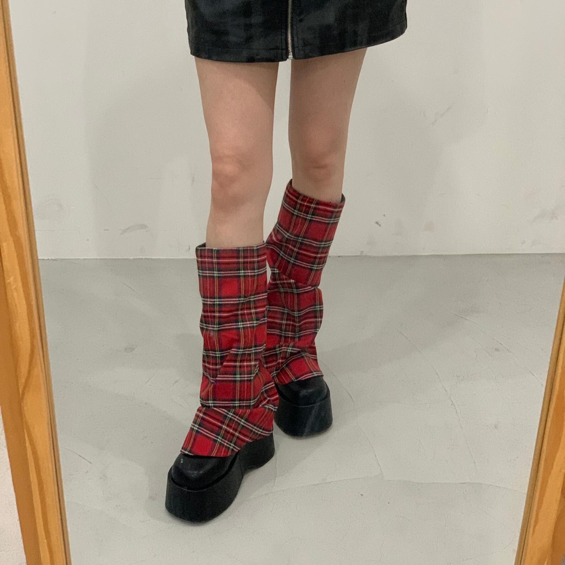 csT&P「厚底ブーツカバーロングブーツ」|ショートブーツ|