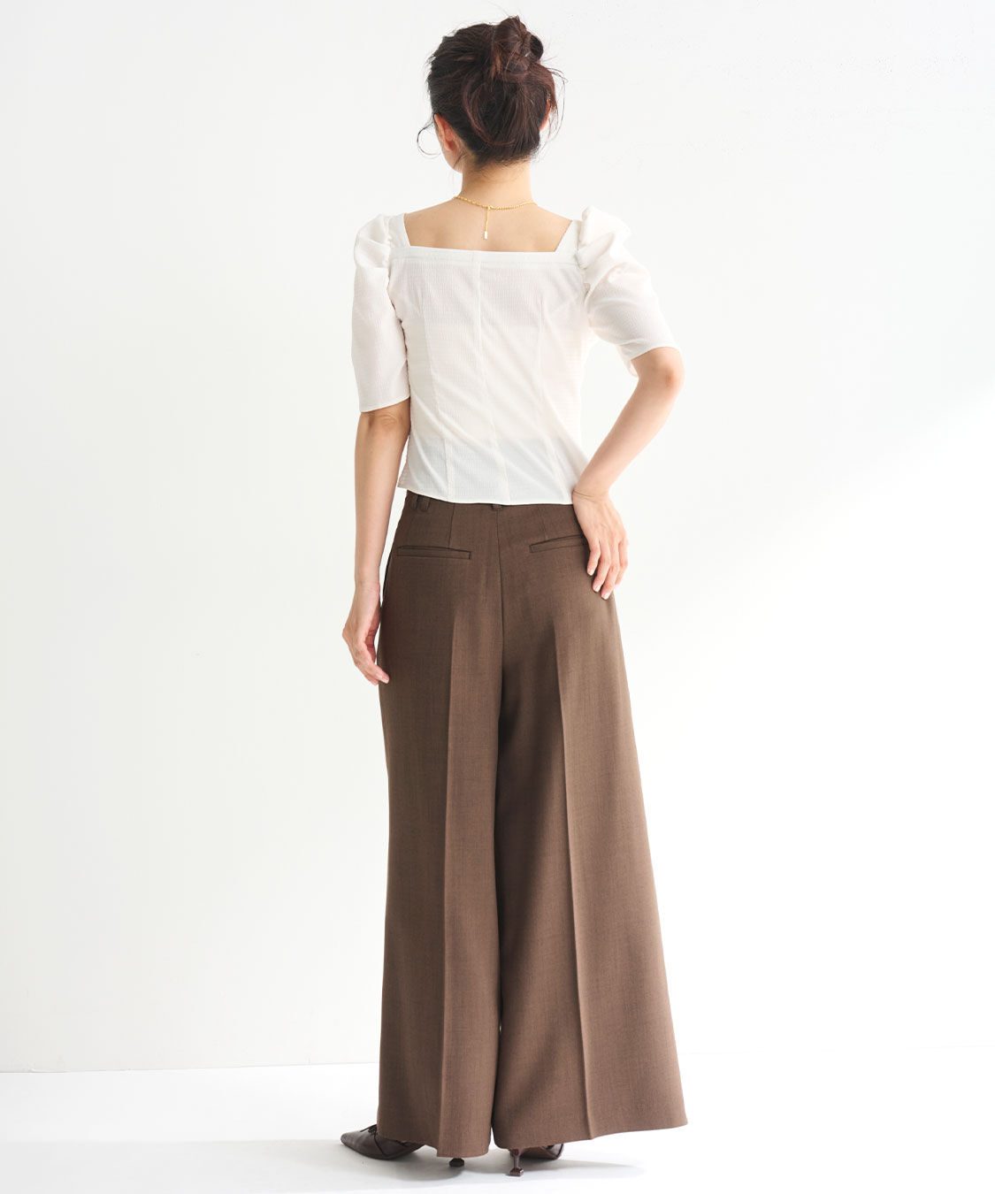 COCO DEAL「パフスリーブビスチェブラウス」|シャツ・ブラウス|