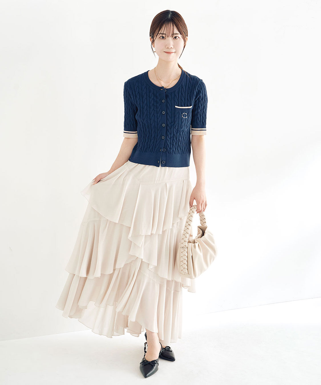 COCO DEAL「ケーブルニットカーディガン」|ニット・セーター|