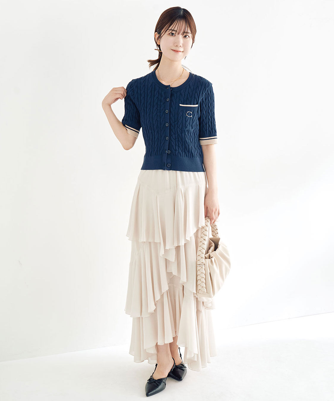 COCO DEAL「ケーブルニットカーディガン」|ニット・セーター|