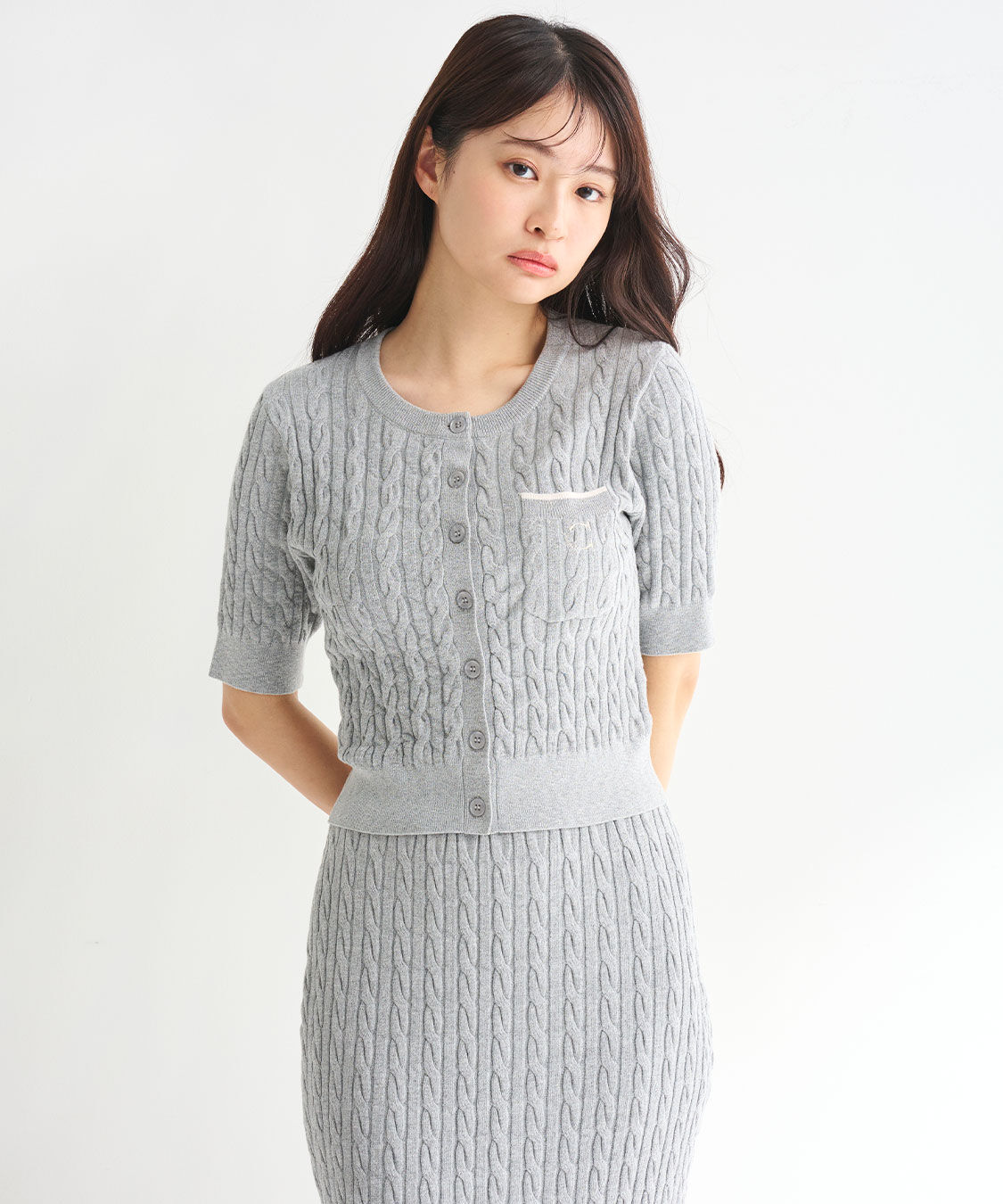 COCO DEAL「ケーブルニットカーディガン」|ニット・セーター|