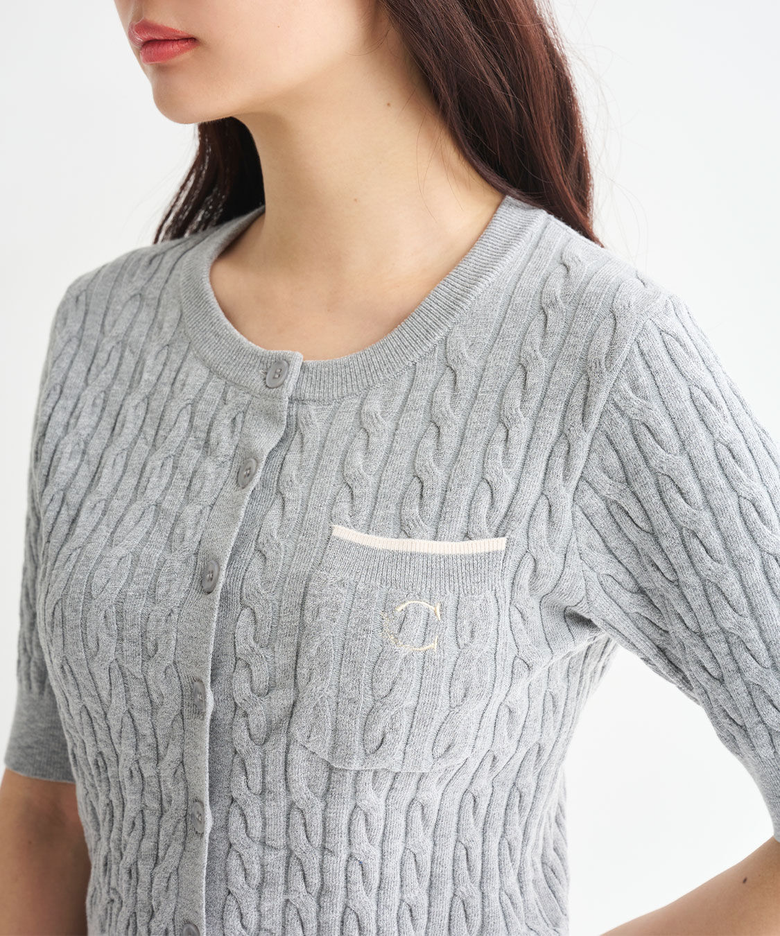 COCO DEAL「ケーブルニットカーディガン」|ニット・セーター|