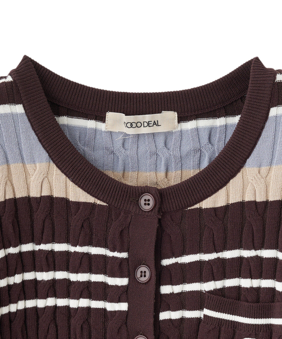 COCO DEAL「ケーブルニットカーディガン」|ニット・セーター|