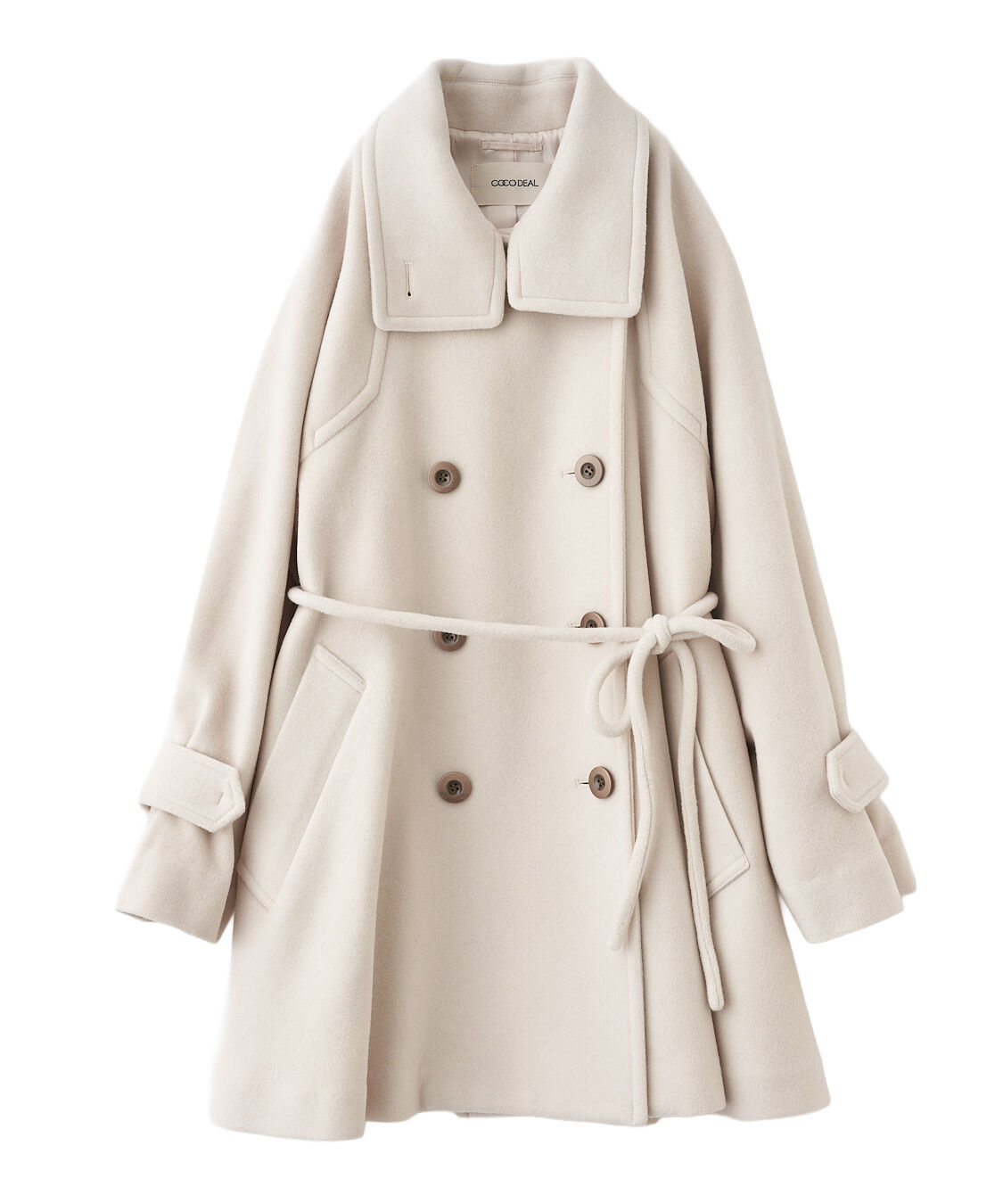 COCO DEAL「スタンドカラーミドル丈トレンチコート」|トレンチコート|