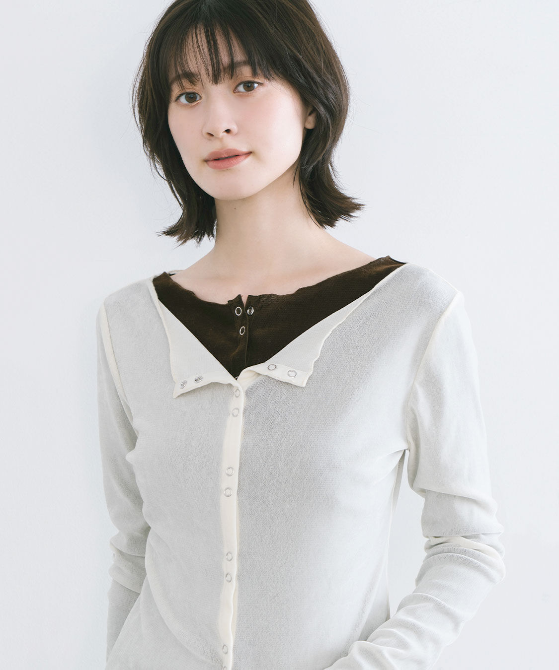 COCO DEAL「フロッキーチュールトップス」|Tシャツ・カットソー|