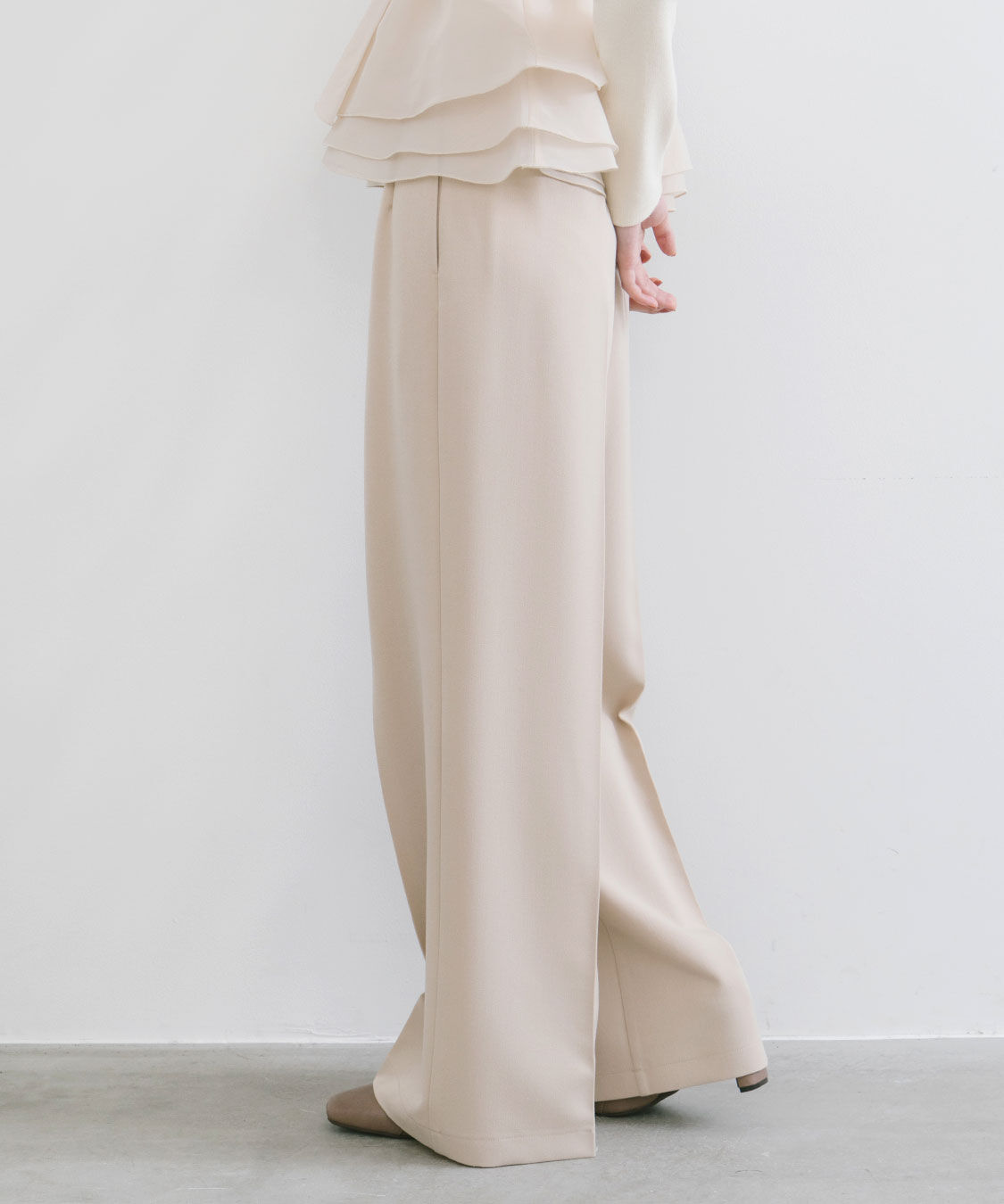 COCO DEAL「タック2WAYスラックスパンツ」|スラックス|