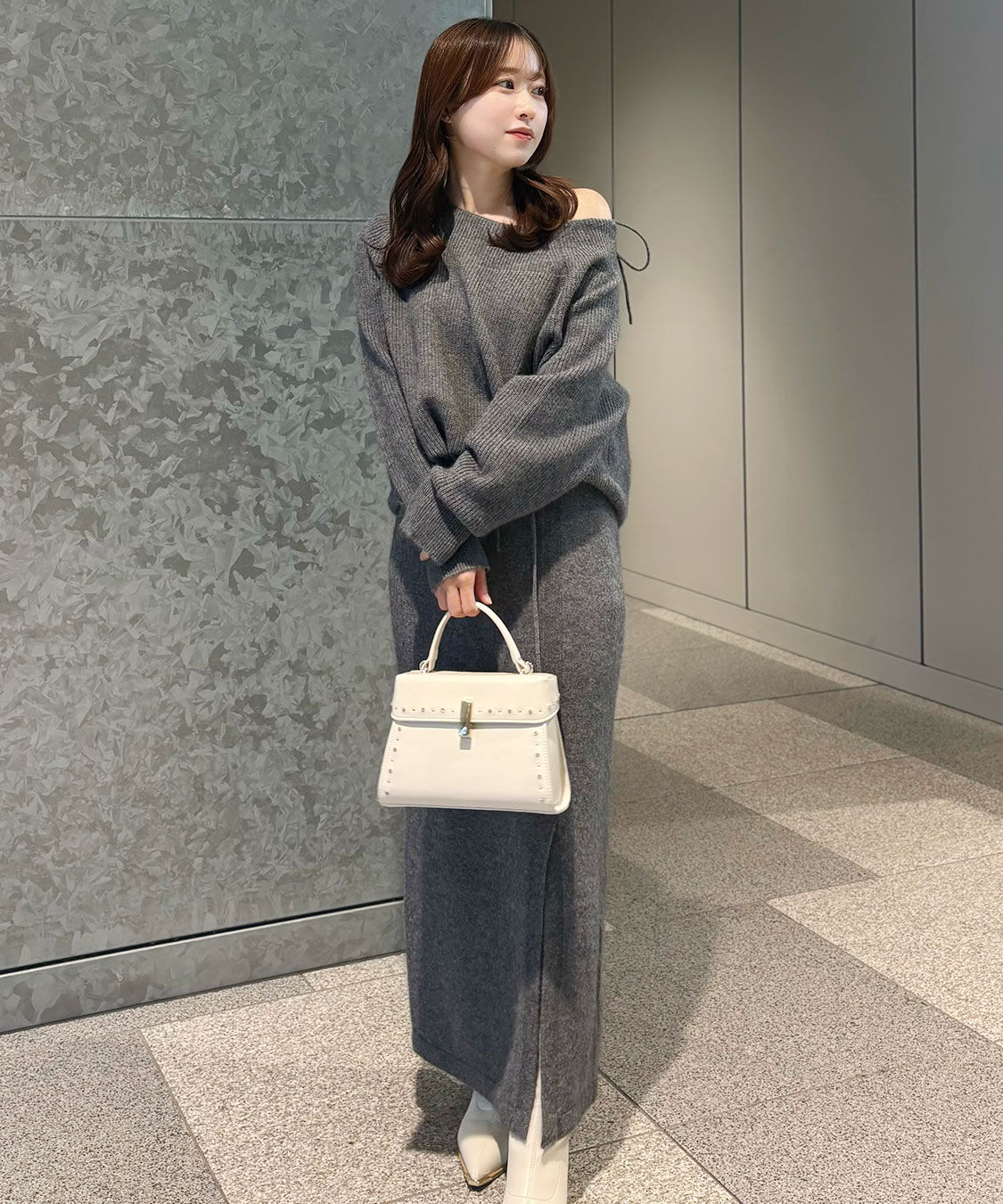 COCO DEAL「ラクーン混ニットミニワンピース」|ワンピース|