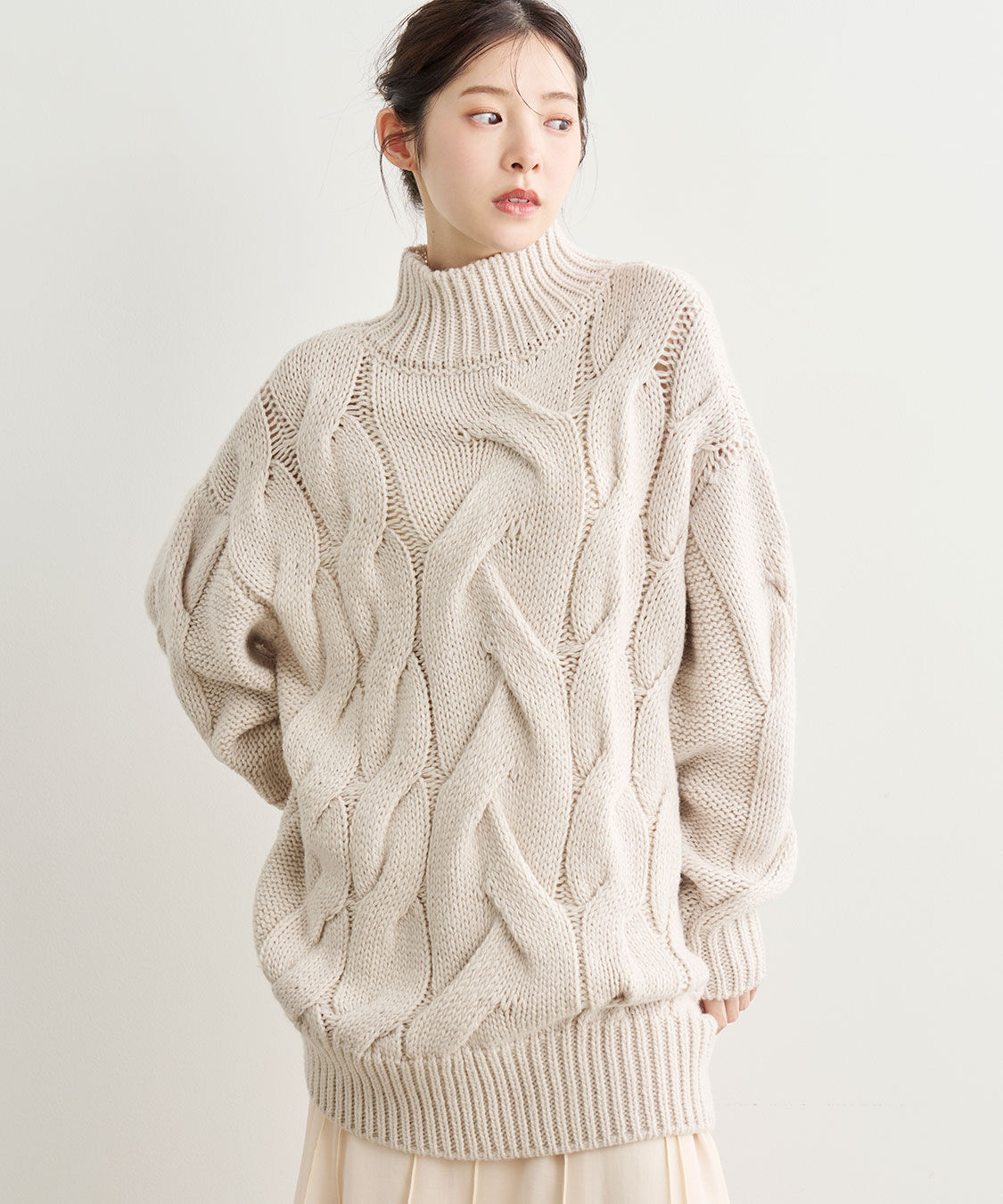 COCO DEAL「ケーブルニットミニワンピース」|ワンピース|