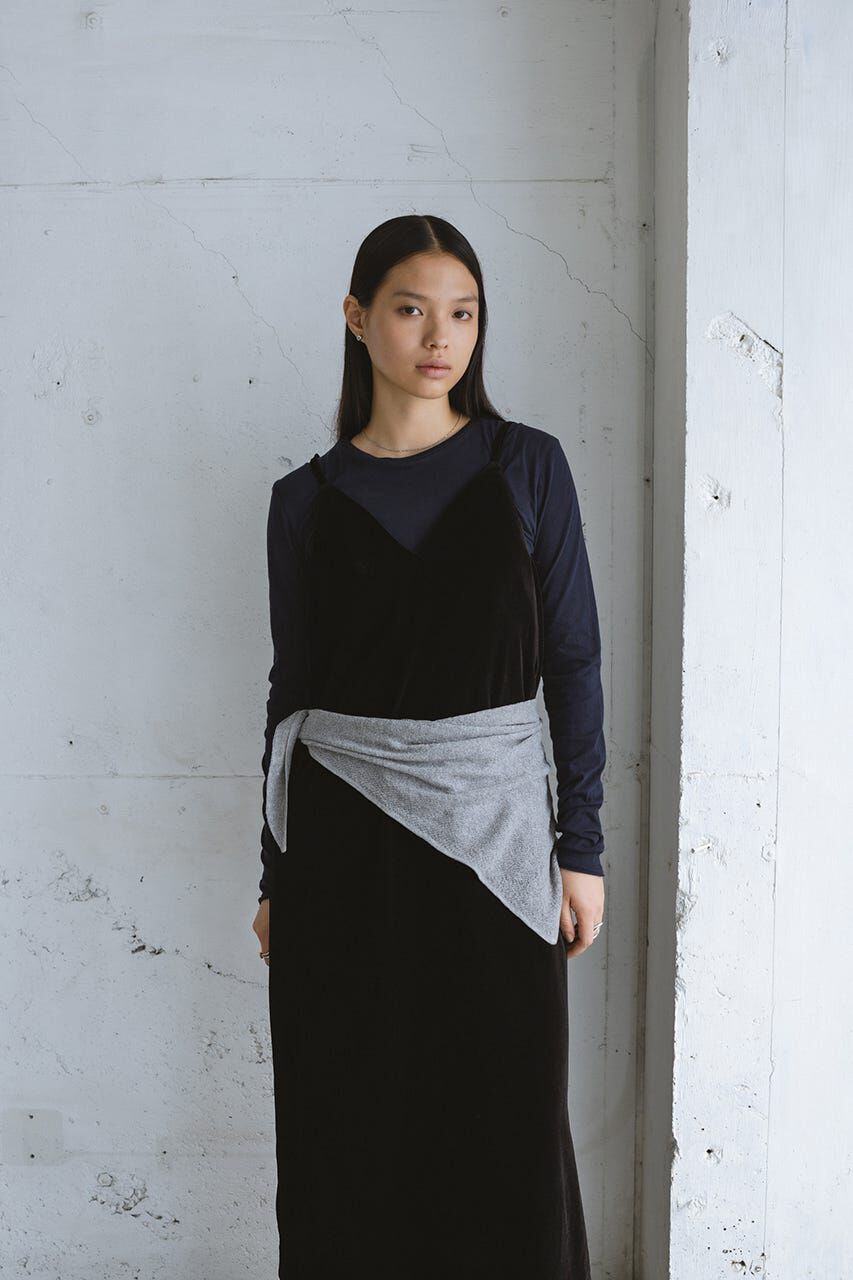 STYLEMIXER「ベロアレイヤーキャミワンピース」|ワンピース|