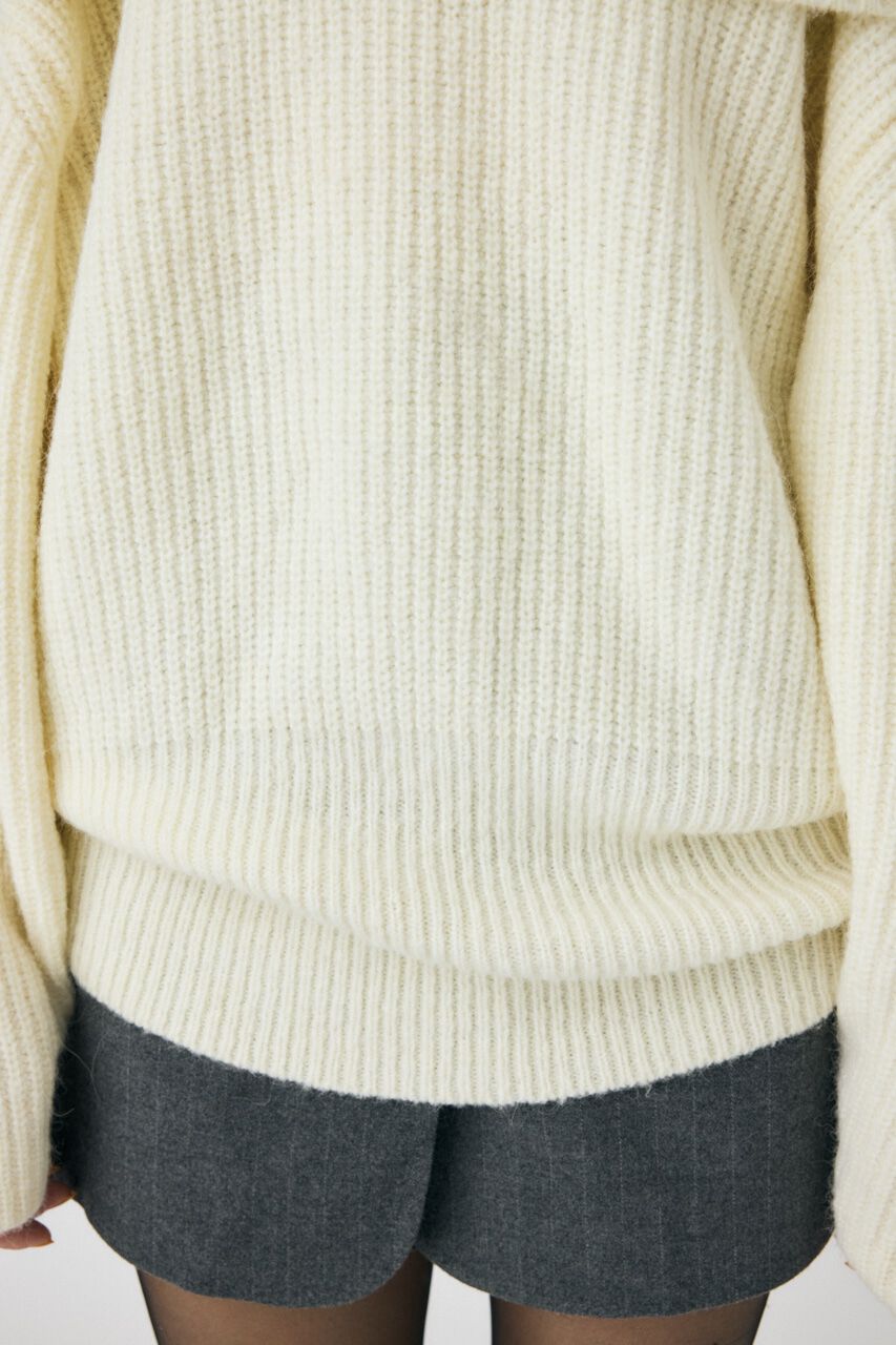 MOUSSY「OFF SHOULDER ルーズプルオーバー」|ニット・セーター|