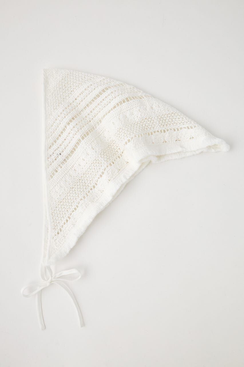 MOUSSY「LACE スカーフ」|その他|O/WHT1