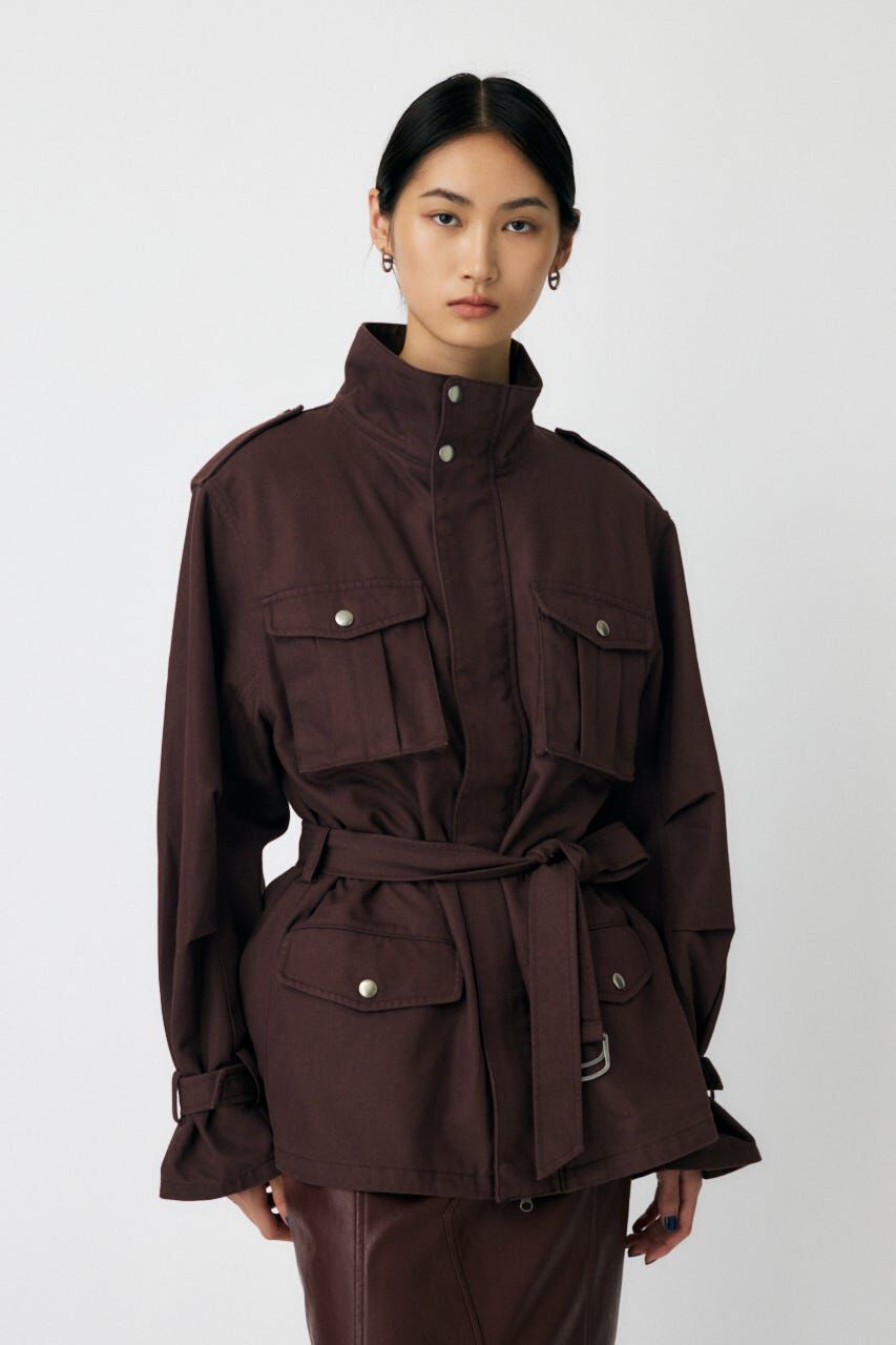 MOUSSY「BELTED CARGO ジャケット」|その他|BRN