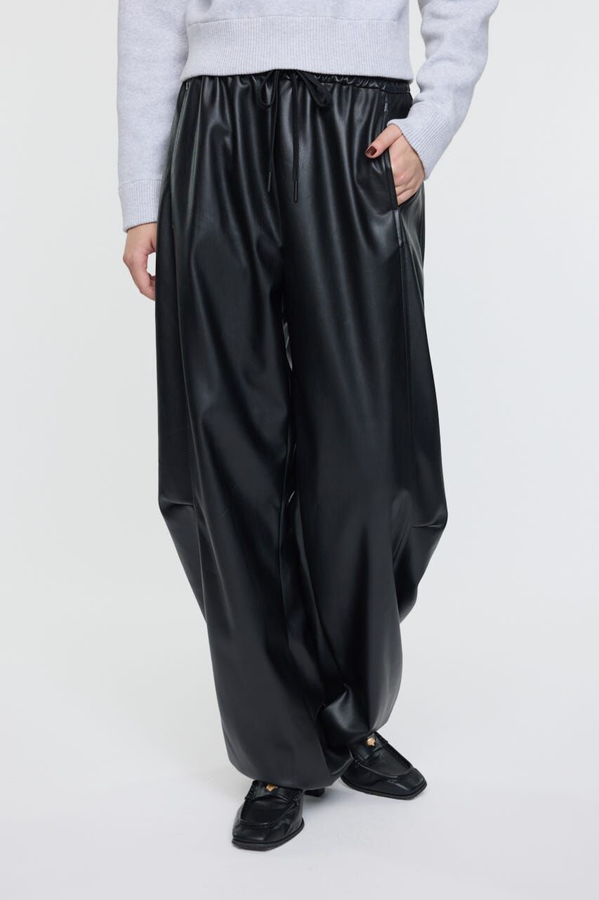 MOUSSY「F/LEATHER JOGGER パンツ」|その他|