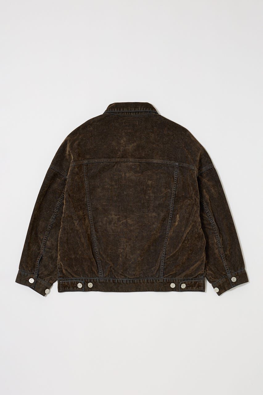 MOUSSY「OVERSIZED CORDUROY ジャケット」|デニムジャケット|