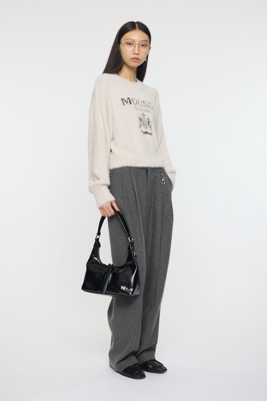 MOUSSY「FLUFFY MOUSSY KNIT トップス」|ニット・セーター|