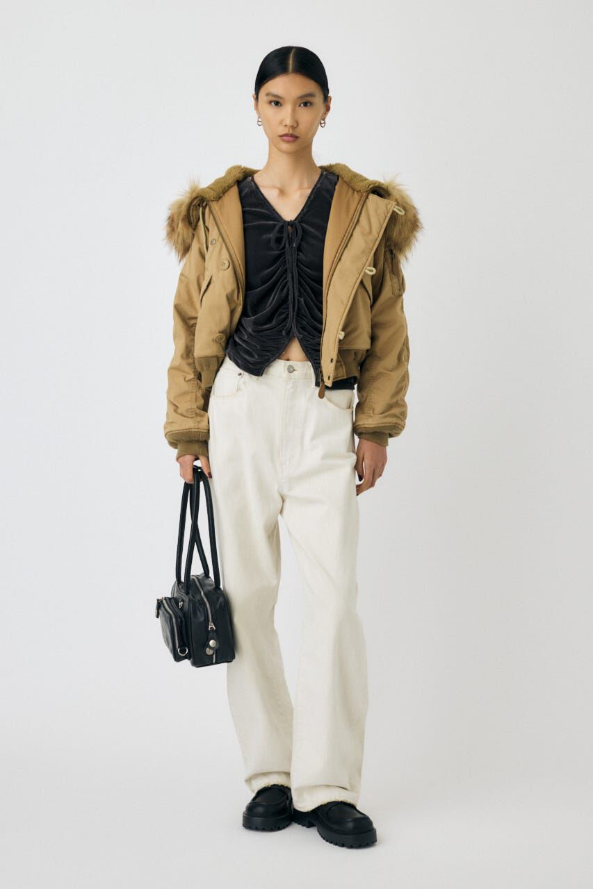 MOUSSY「SHEER VELOUR カーディガン」|Tシャツ・カットソー|