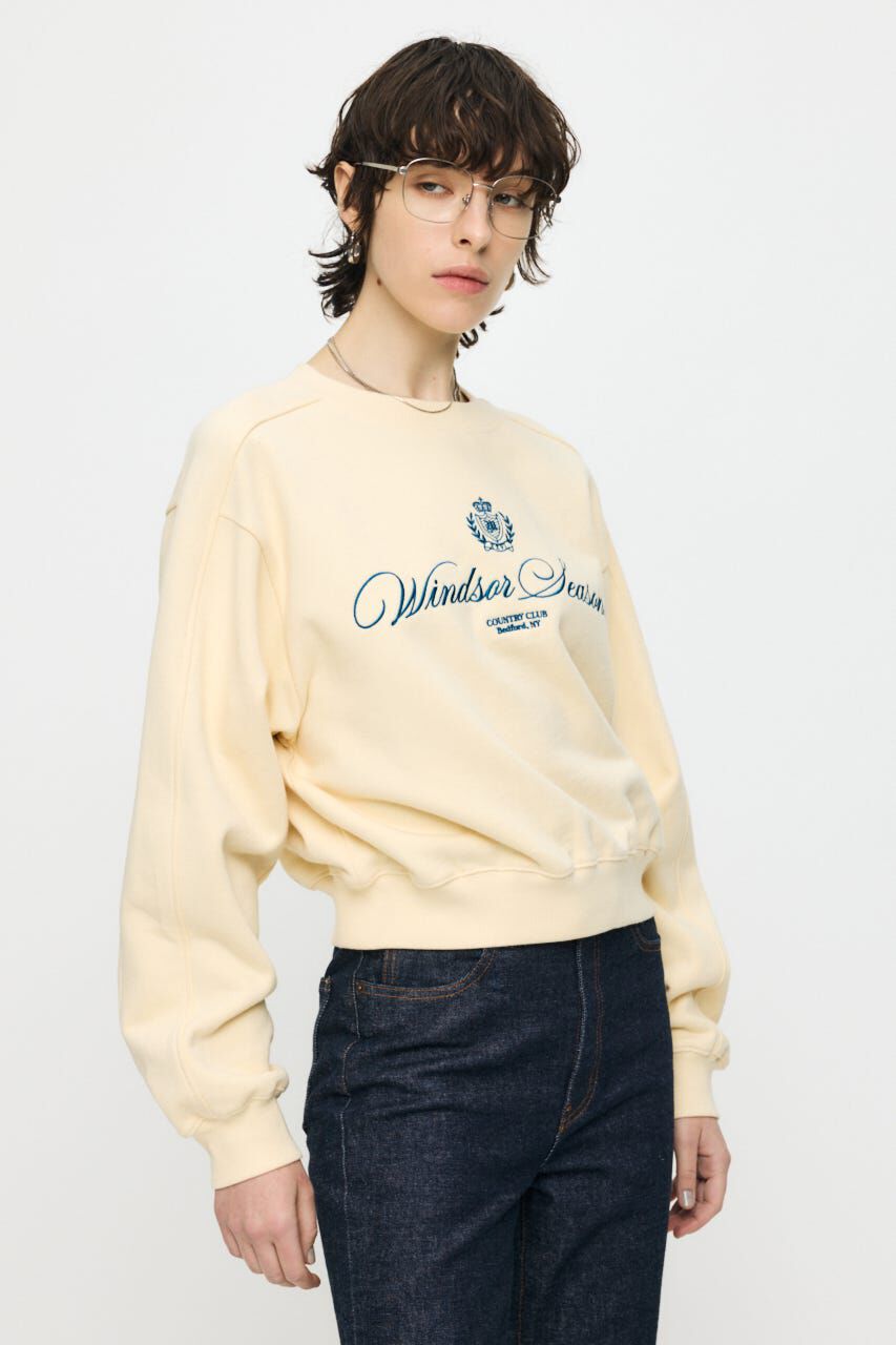 MOUSSY「CC EMBROIDERY プルオーバー」|パーカー|