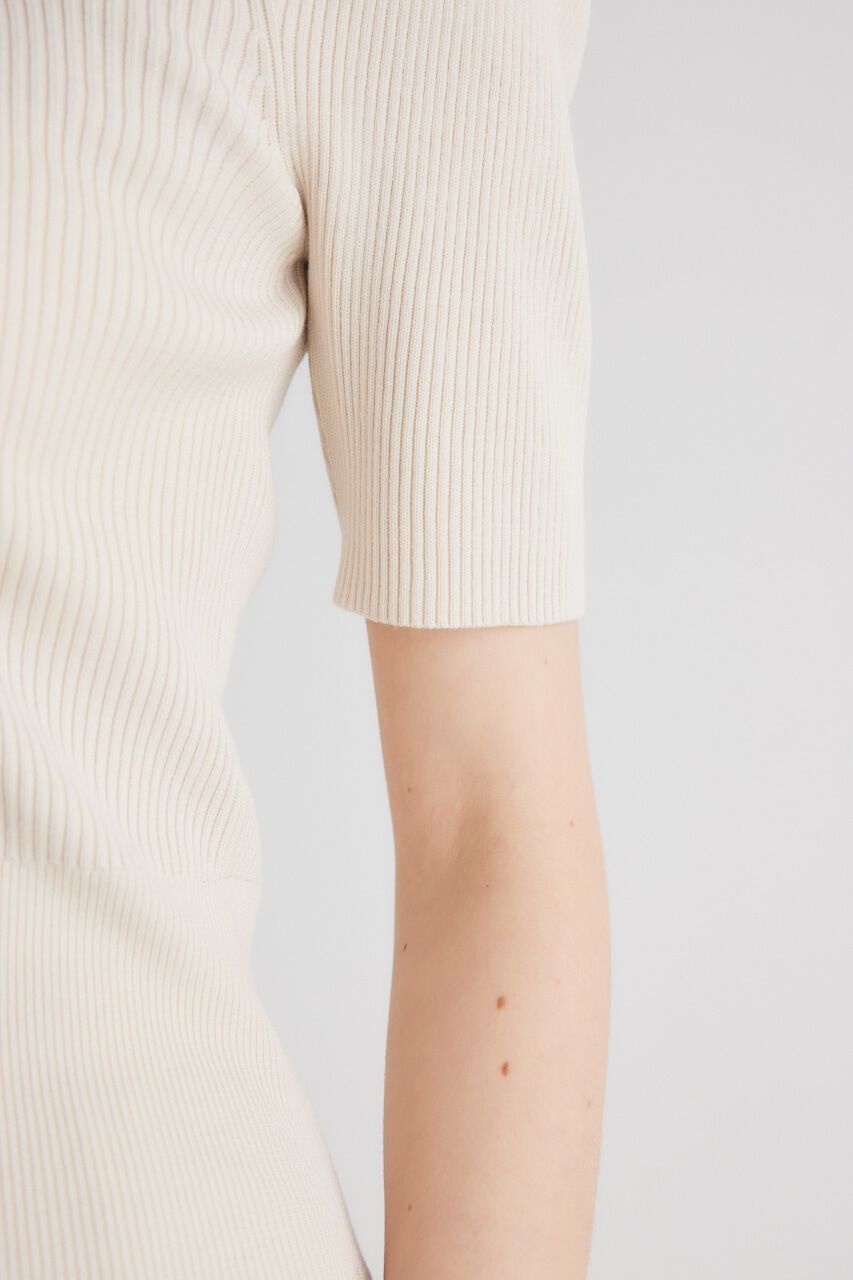 rienda「スクエアNCウォッシャブルKnit TOP」|ニット・セーター|