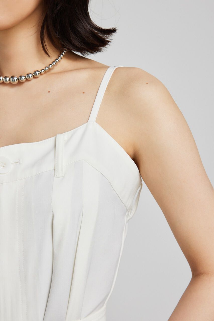 rienda「タックベアストレートロンパース」|その他|