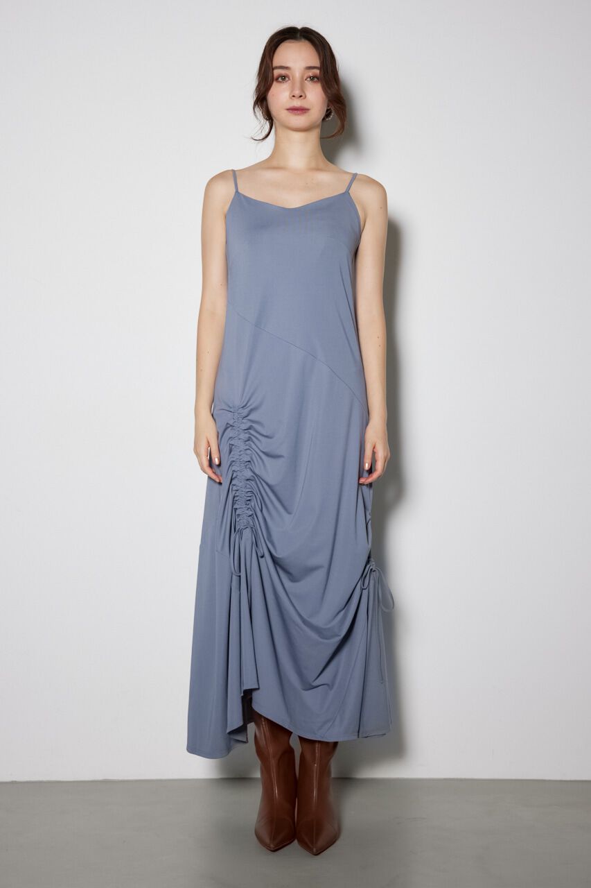 rienda「ドローストリングカットキャミソールワンピース」|ワンピース|